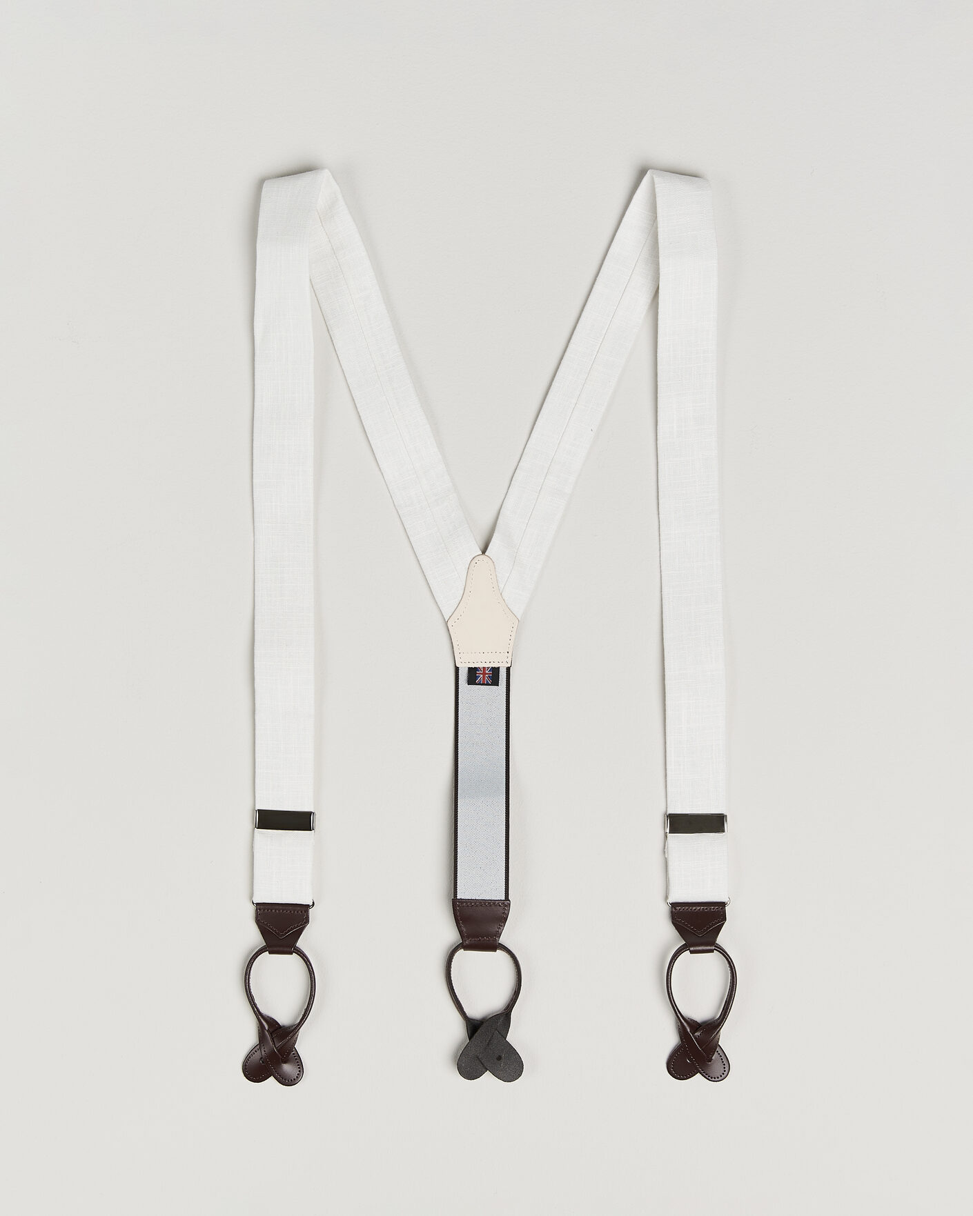 Herre | Bukseseler | Albert Thurston | Linen Braces Ivory