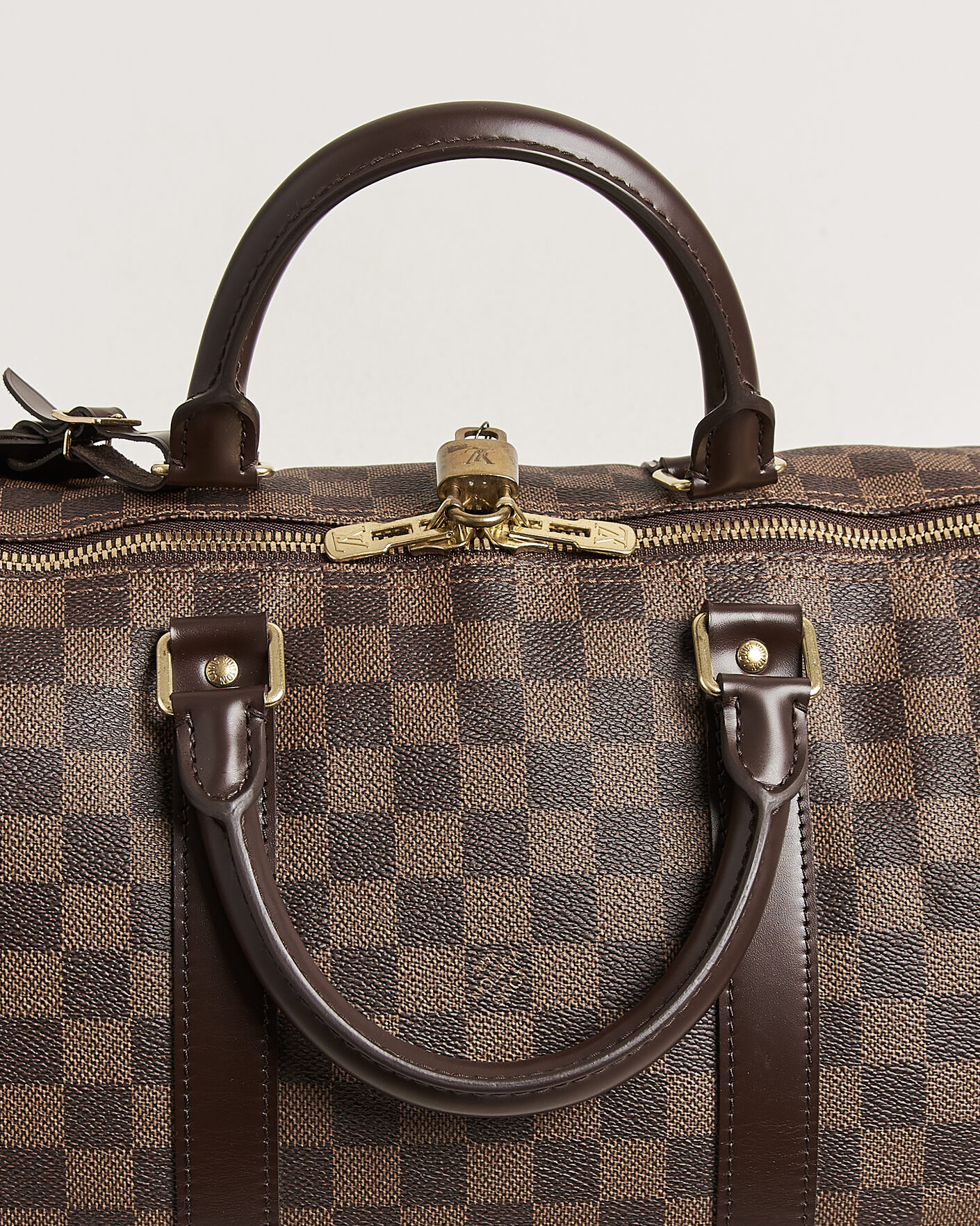 Herre | Pre-Owned & Vintage Bags | Louis Vuitton Pre-Owned | Keepall 50 Damier Ebene