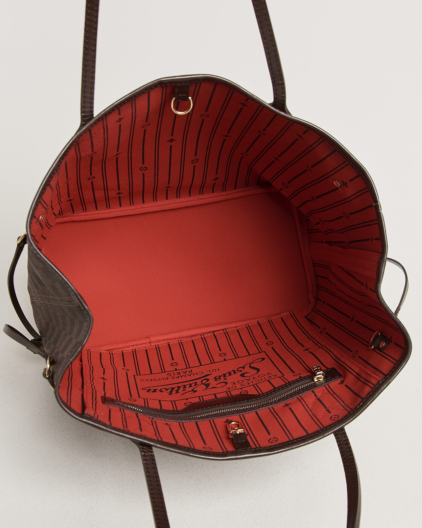 Herre | Pre-Owned & Vintage Bags | Louis Vuitton Pre-Owned | Neverfull MM Damier Ebene