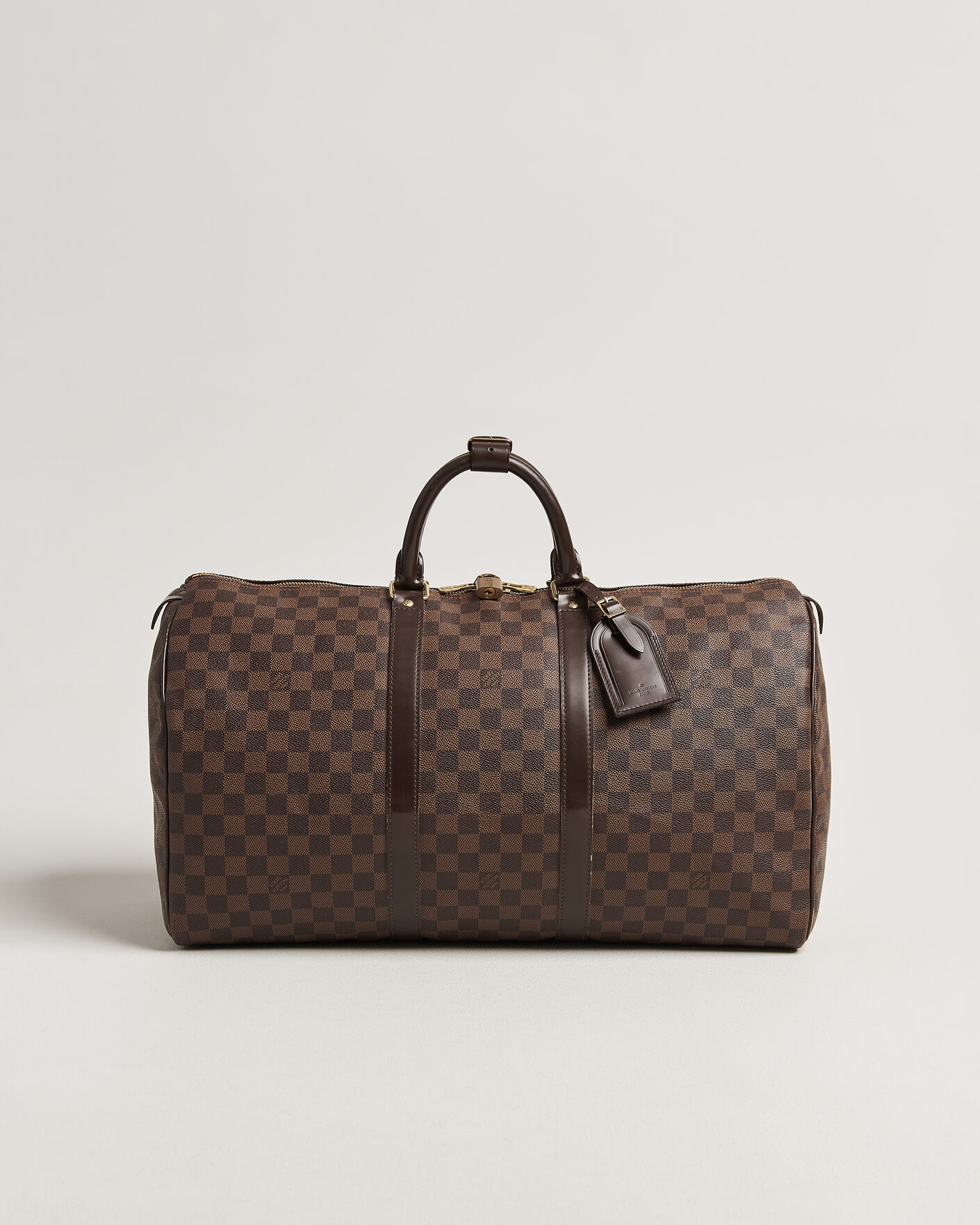 Herre | Pre-Owned & Vintage Bags | Louis Vuitton Pre-Owned | Keepall 50 Damier Ebene