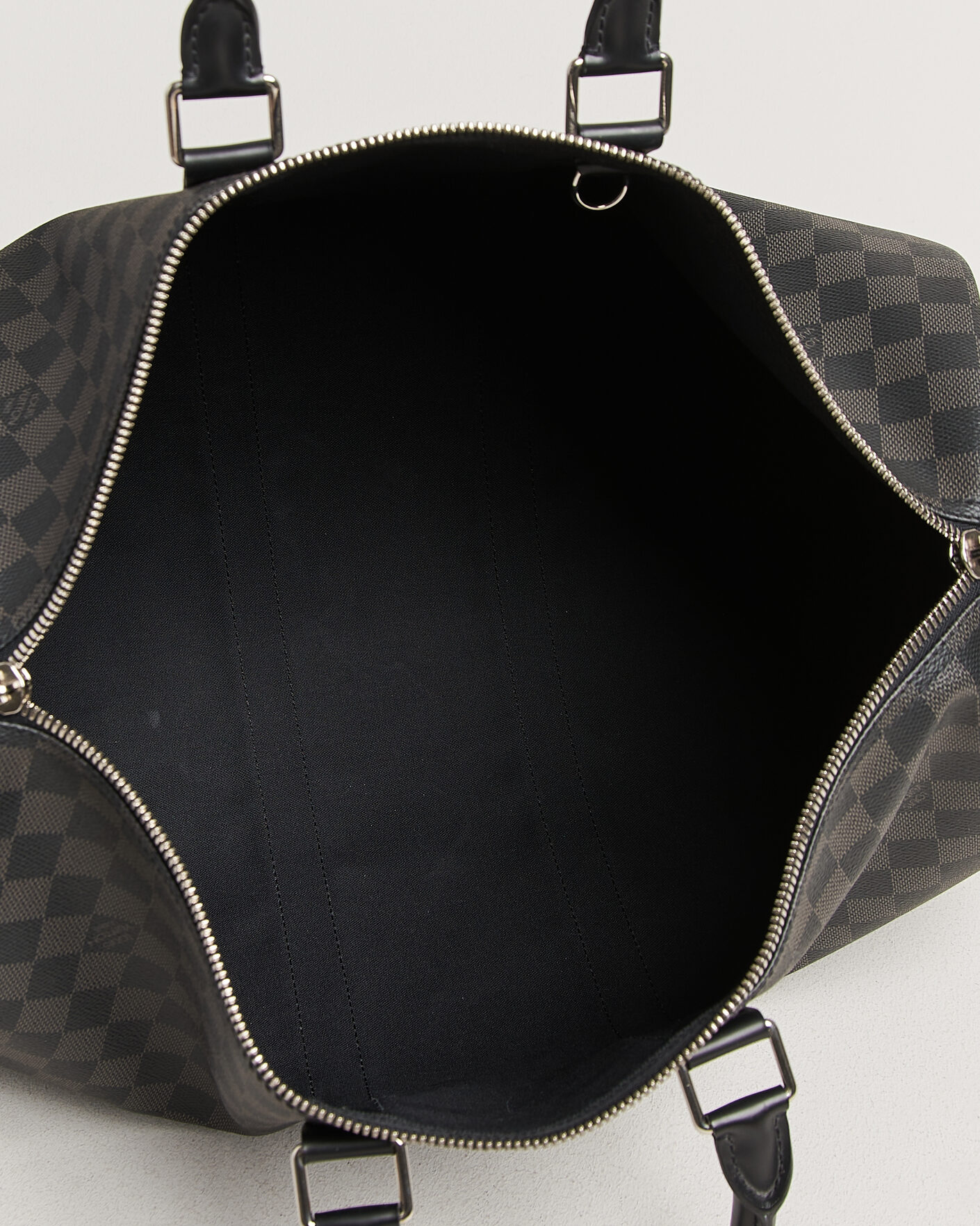 Herre | Pre-Owned & Vintage Bags | Louis Vuitton Pre-Owned | Keepall Bandouliére 45 Damier Graphite