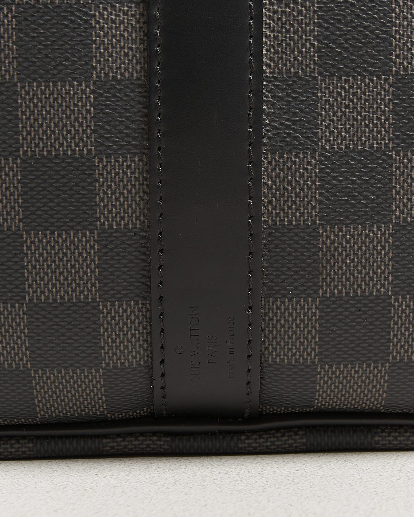 Herre | Pre-Owned & Vintage Bags | Louis Vuitton Pre-Owned | Keepall Bandouliére 45 Damier Graphite