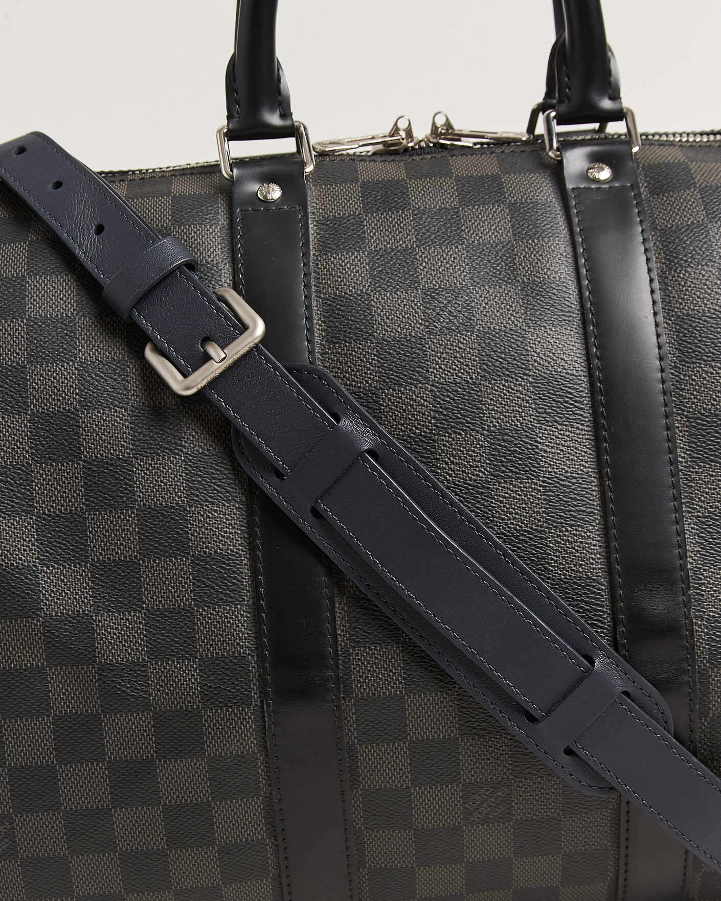 Herre | Pre-Owned & Vintage Bags | Louis Vuitton Pre-Owned | Keepall Bandouliére 45 Damier Graphite