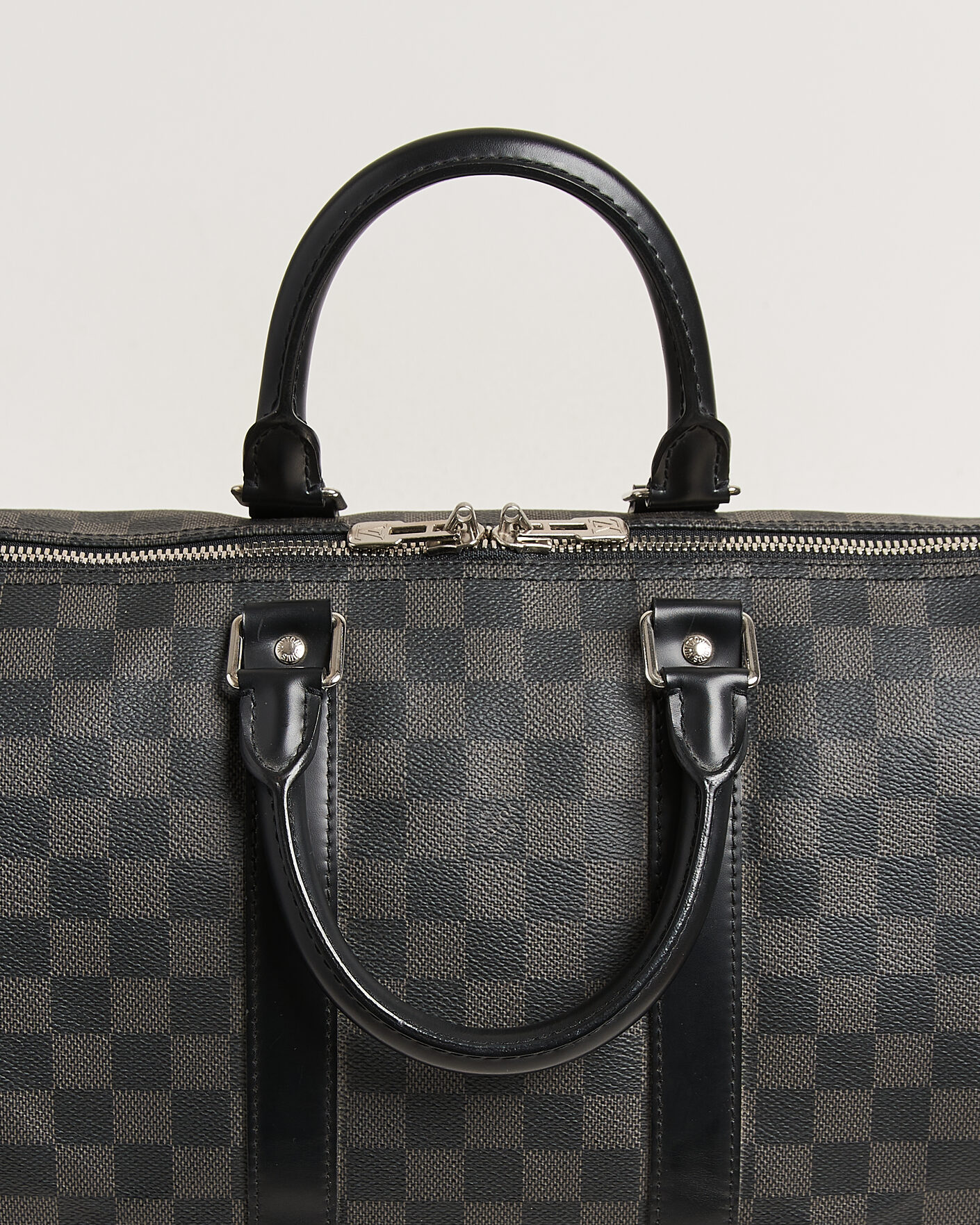 Herre | Pre-Owned & Vintage Bags | Louis Vuitton Pre-Owned | Keepall Bandouliére 45 Damier Graphite