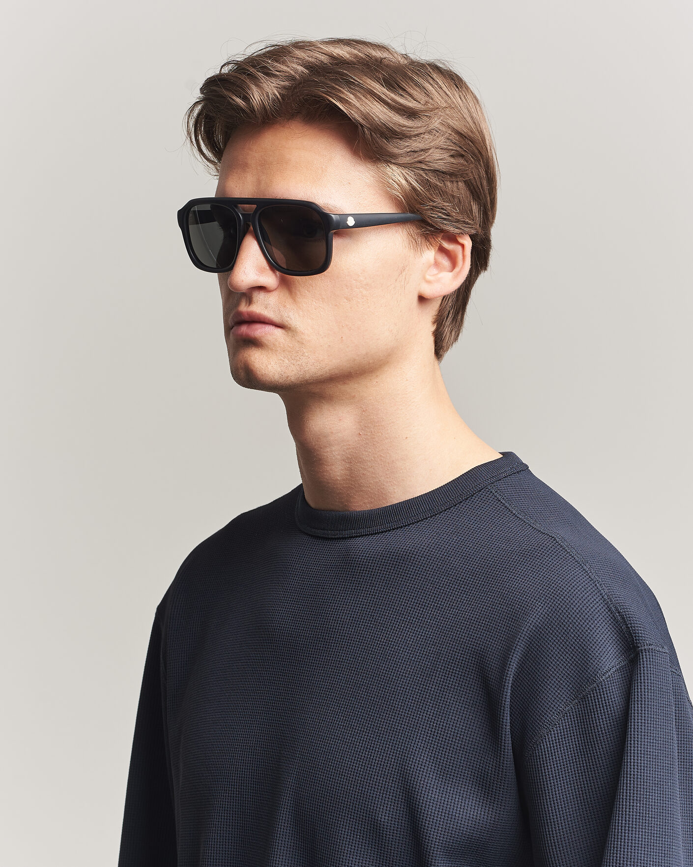 Herre | Solbriller | Moncler Lunettes | Vantos Sunglasses Matte Black