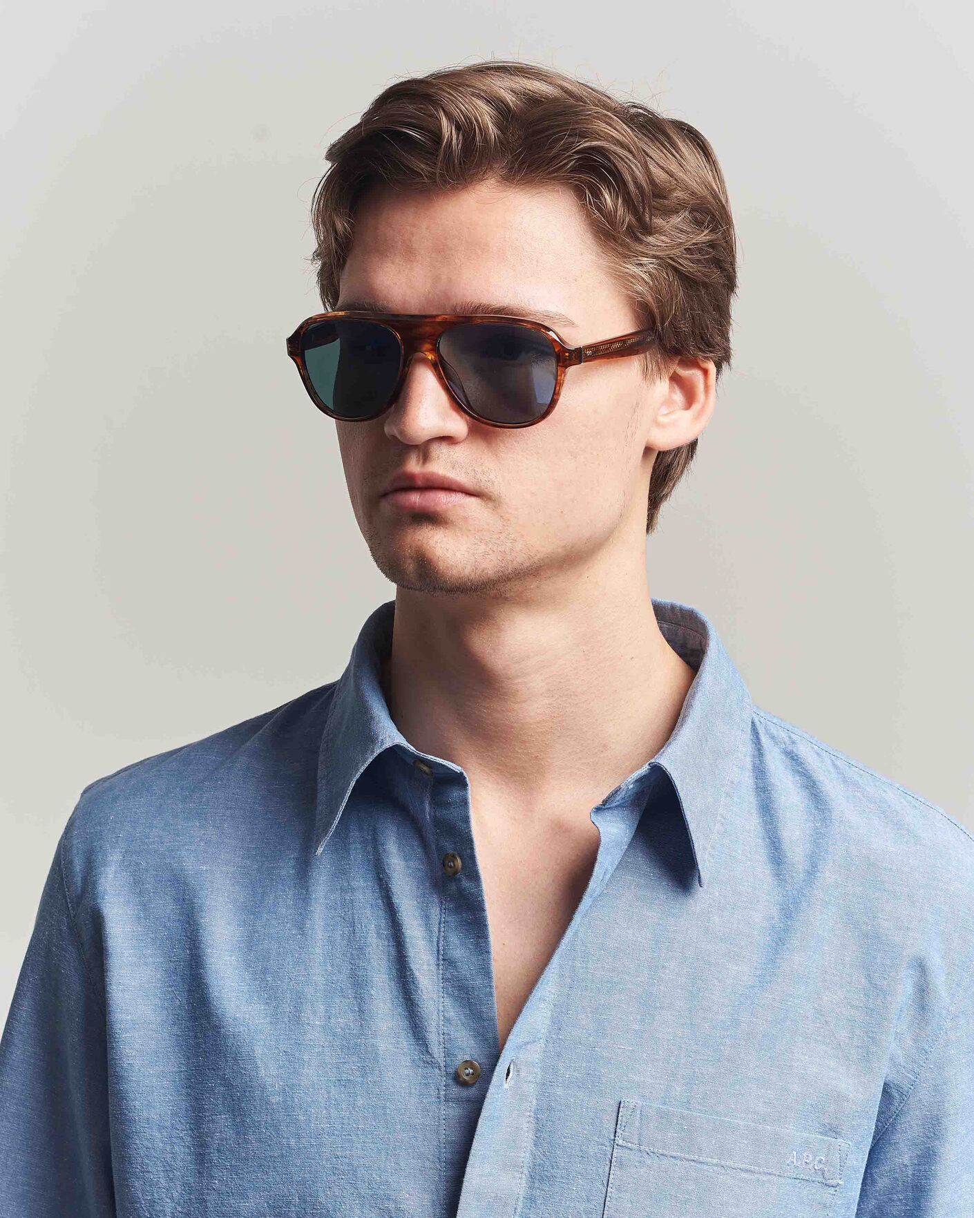Herre | Solbriller | Oliver Peoples | Paul Newman Sunglasses Dark Amber