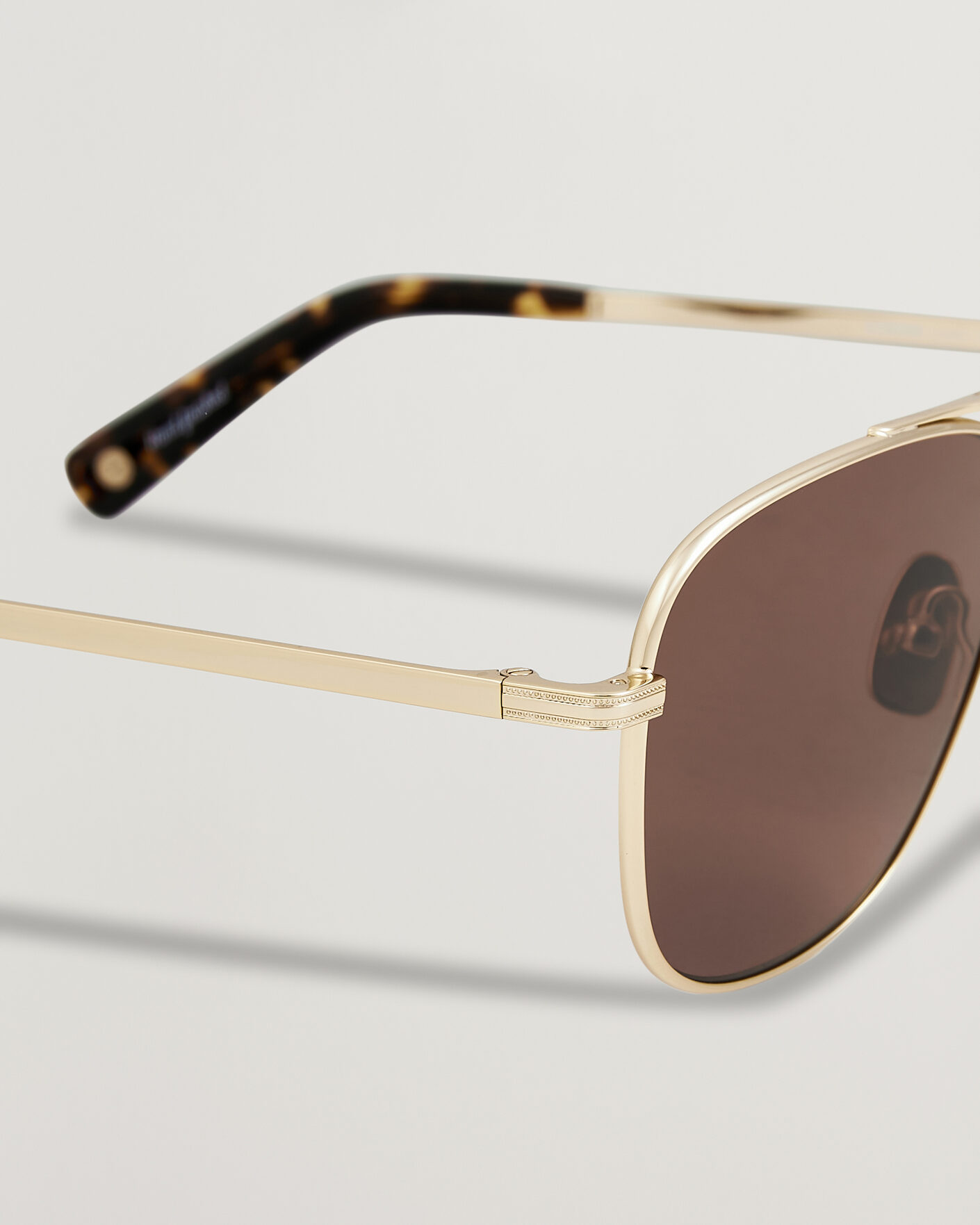 Herre | Solbriller | Garrett Leight | El Capitan Sunglasses Gold