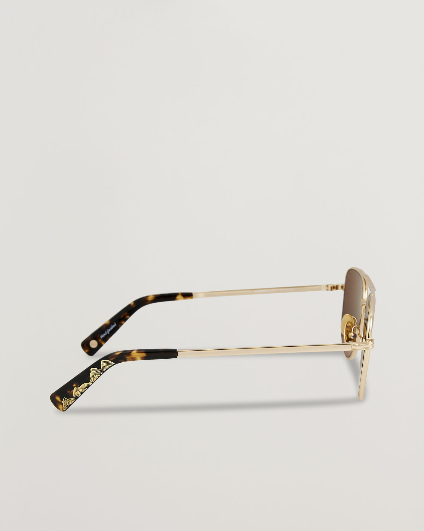 Herre | Solbriller | Garrett Leight | El Capitan Sunglasses Gold