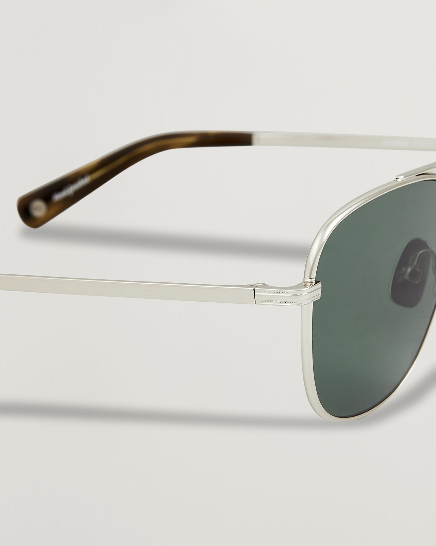 Herre | Solbriller | Garrett Leight | El Capitan Sunglasses Silver