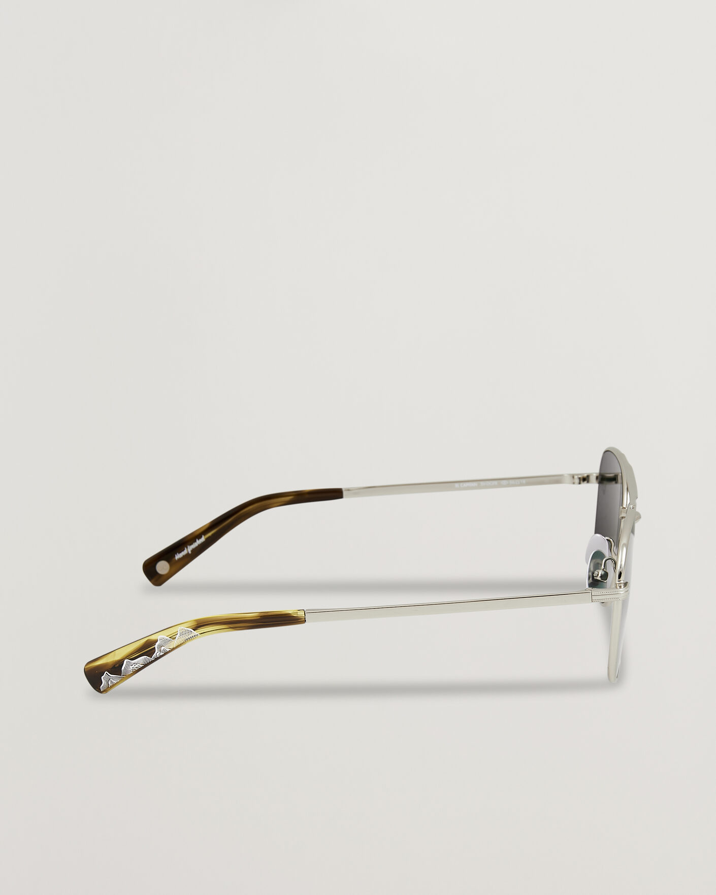 Herre | Solbriller | Garrett Leight | El Capitan Sunglasses Silver