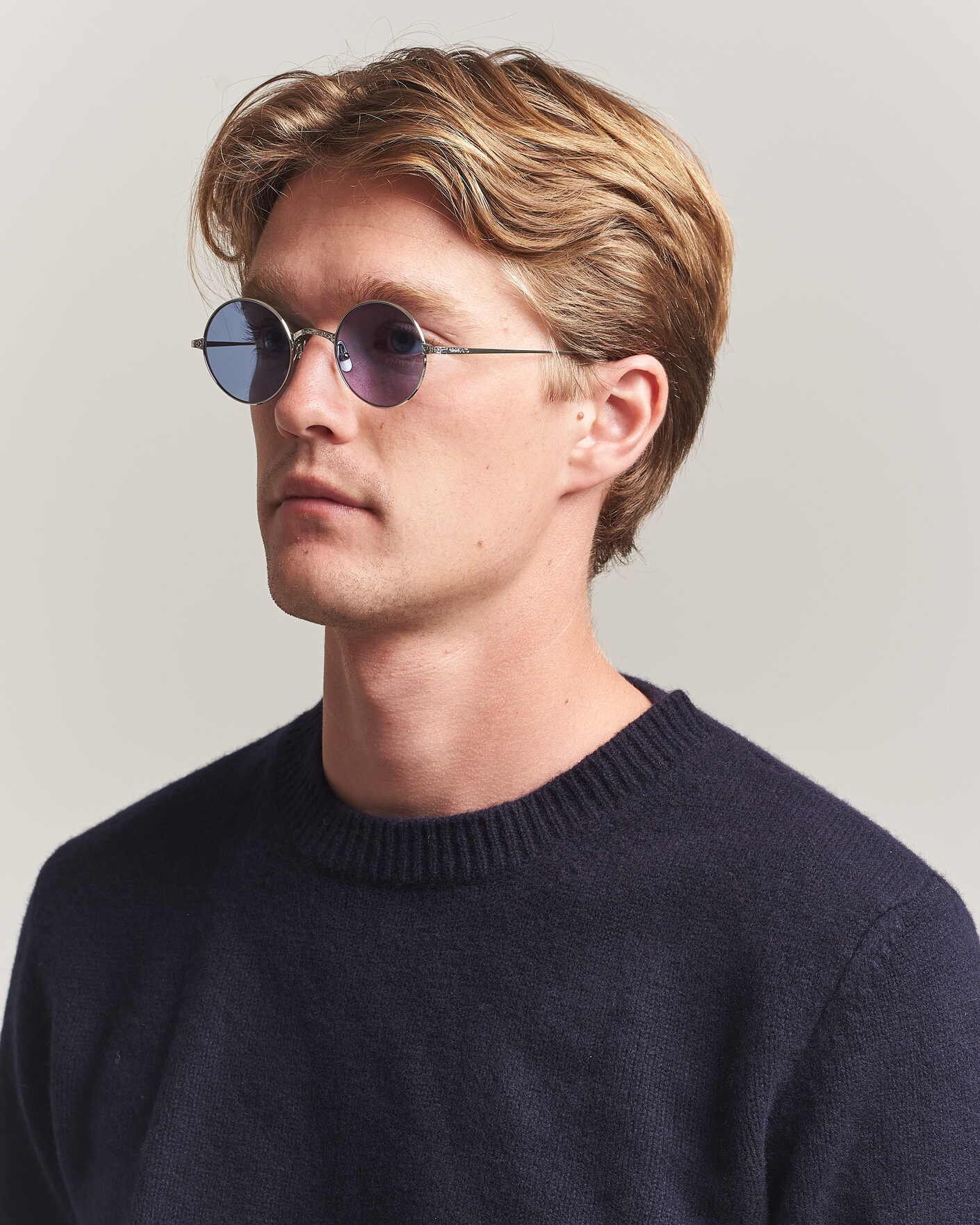 Herre | Solbriller | Garrett Leight | GLCO X Ozzy Sunglasses Platinum