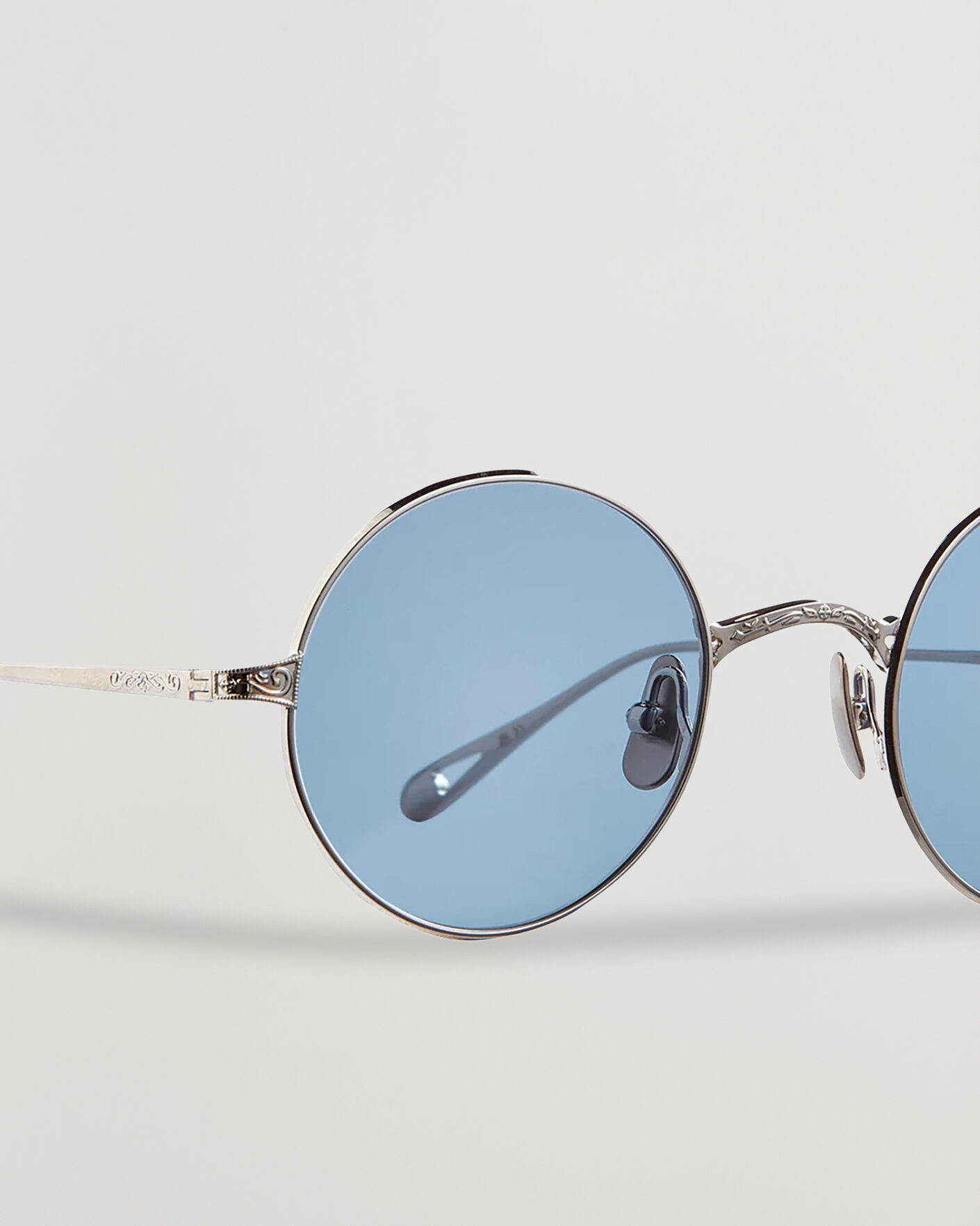Herre | Solbriller | Garrett Leight | GLCO X Ozzy Sunglasses Platinum