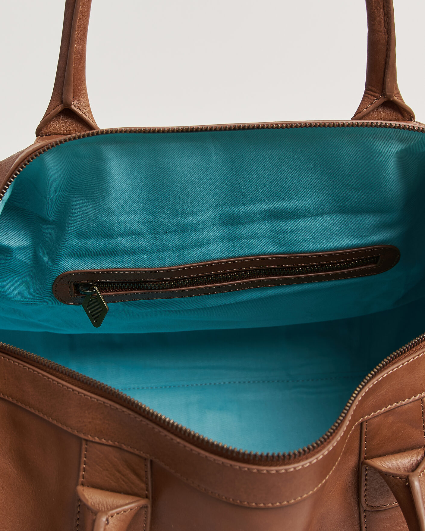 Herre | Vesker | Pampeano | Varon Small Leather Weekend Bag Tan