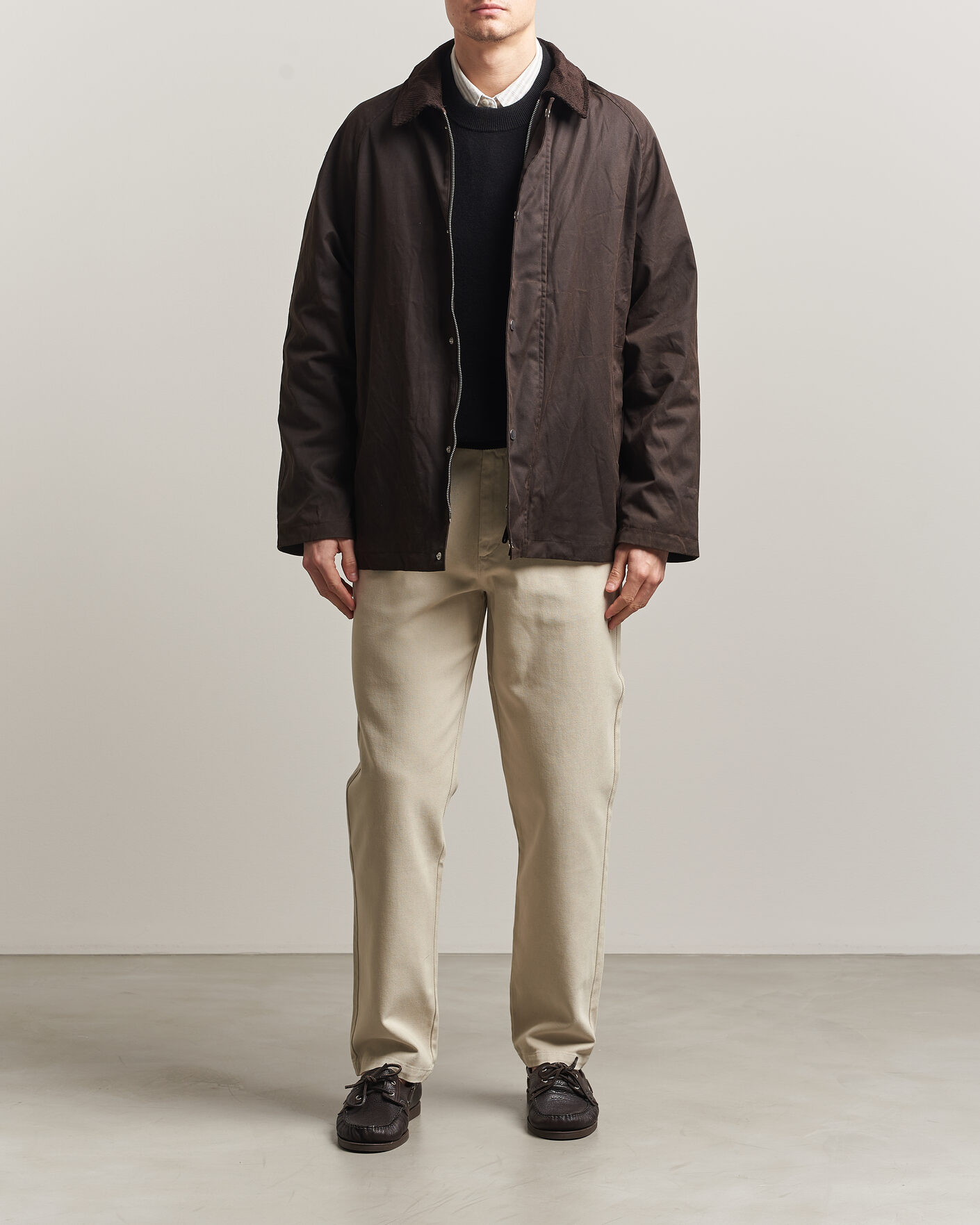 Herre | Jakker | A Day's March | Limestone Waxed Jacket Dark Brown