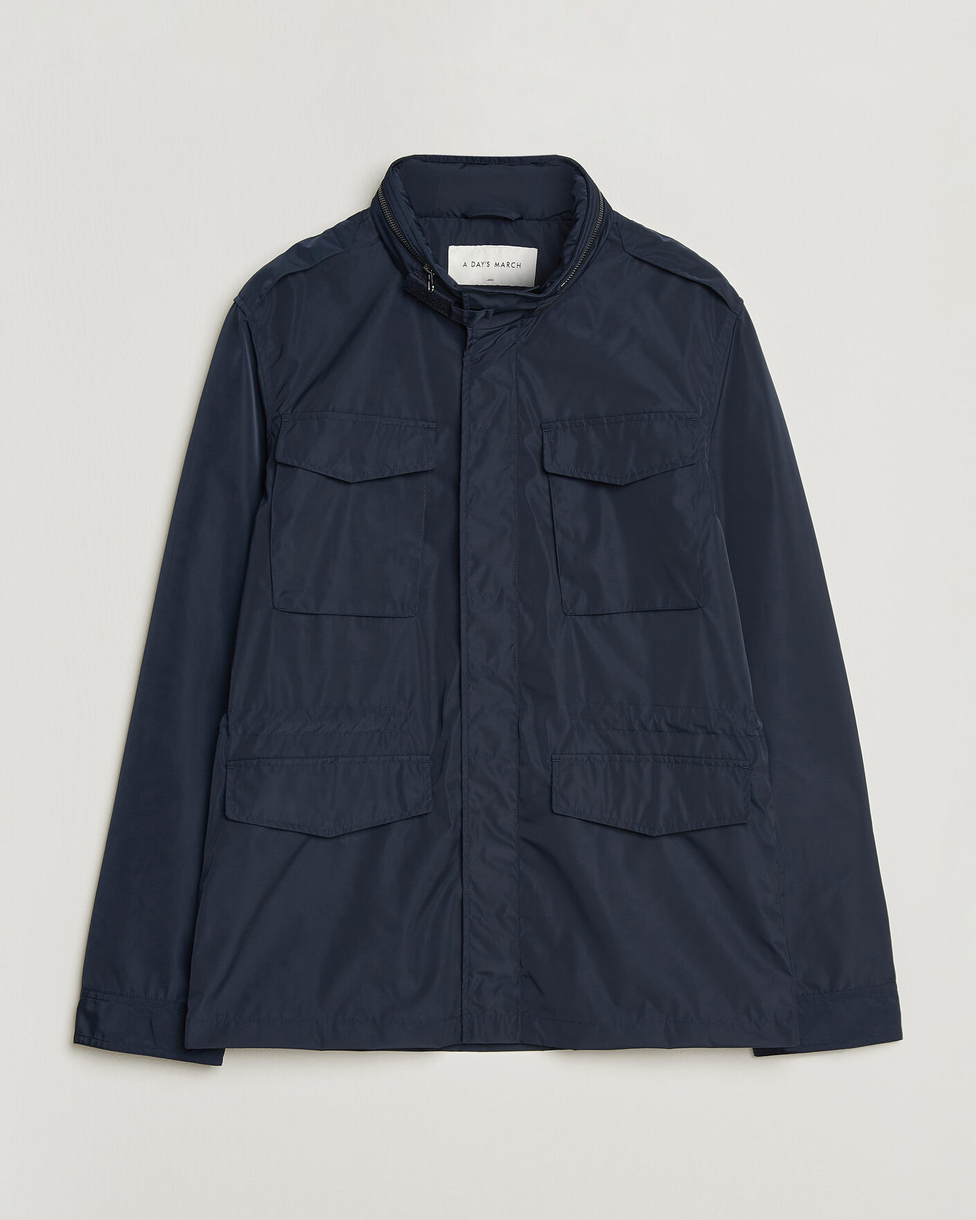 Herre | Jakker | A Day's March | Barnett M65 Nylon Jacket Navy
