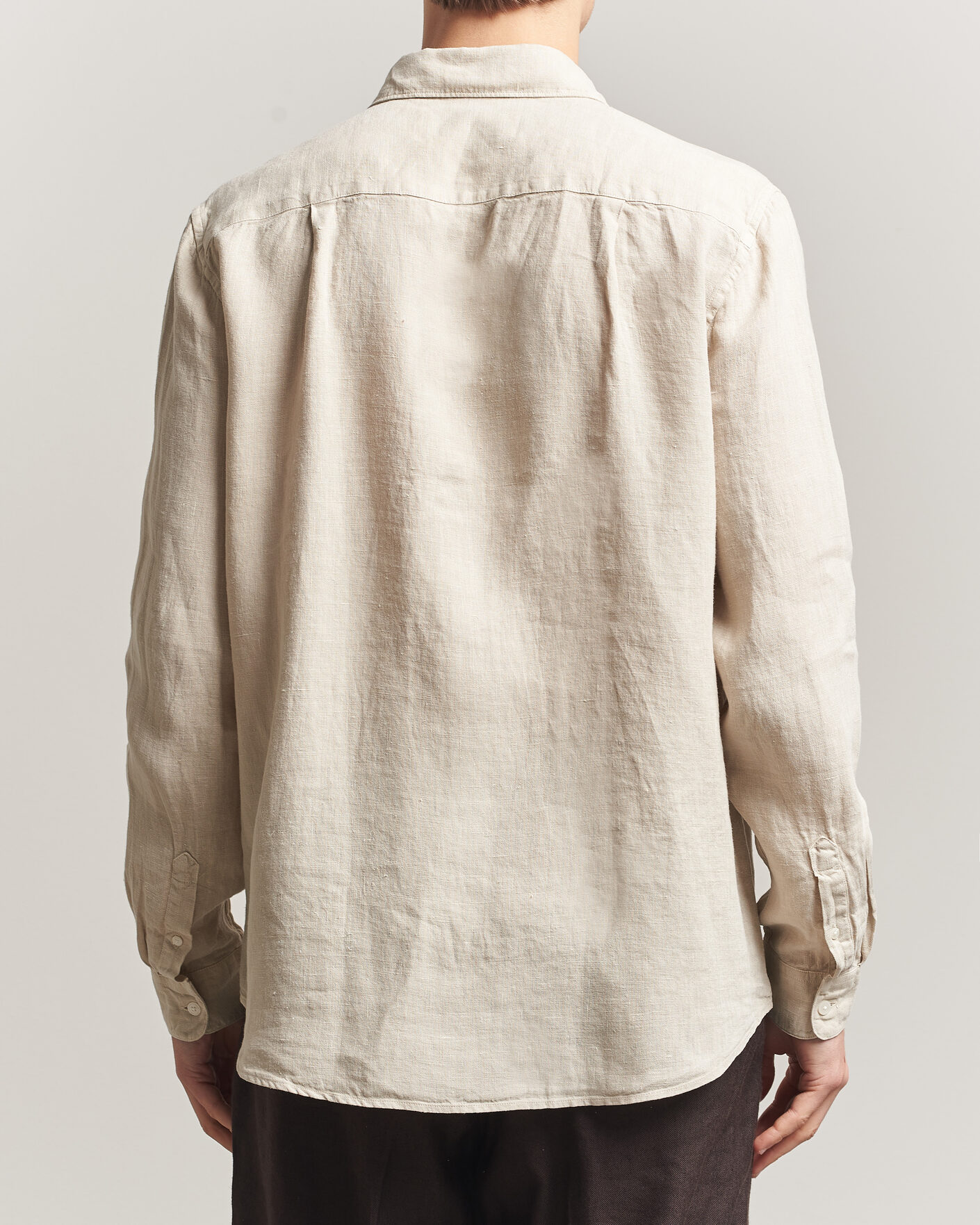 Herre | Skjorter | A Day's March | Daintree Linen Shirt Moonstruck
