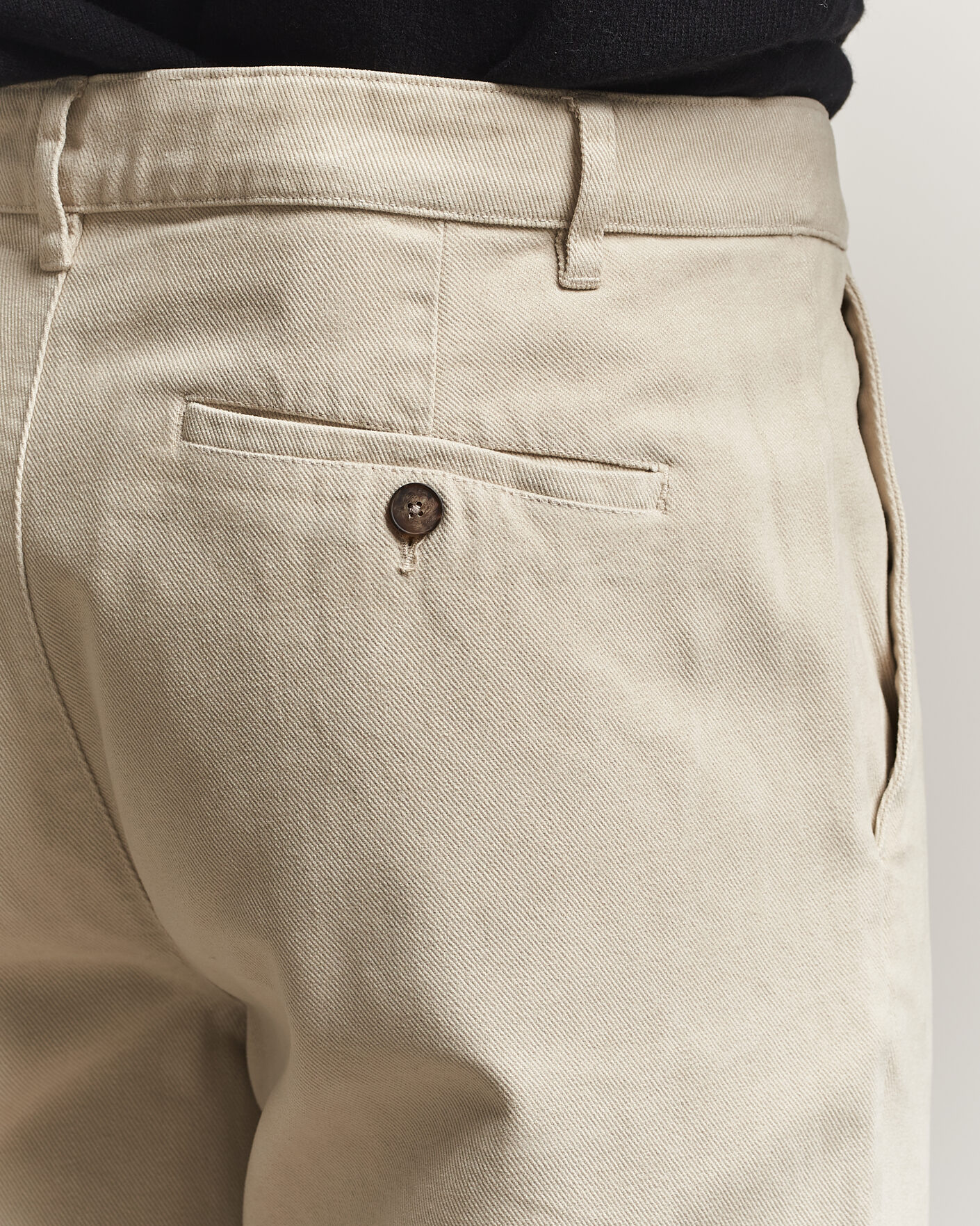 Herre | Bukser | A Day's March | Miller Cotton Lyocell Trousers Light Khaki