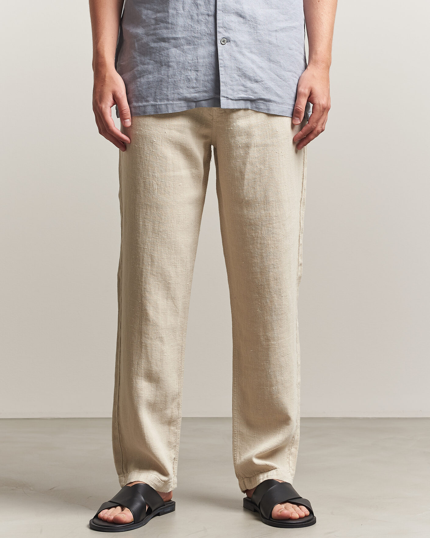 Herre | Bukser | A Day's March | Redwood Linen Trousers Oyster