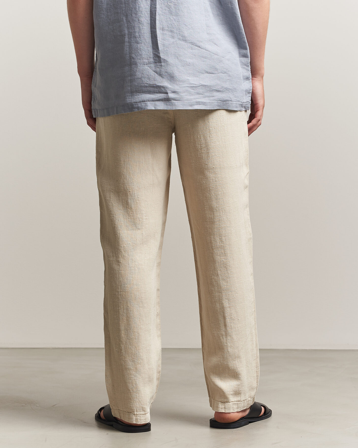 Herre | Bukser | A Day's March | Redwood Linen Trousers Oyster