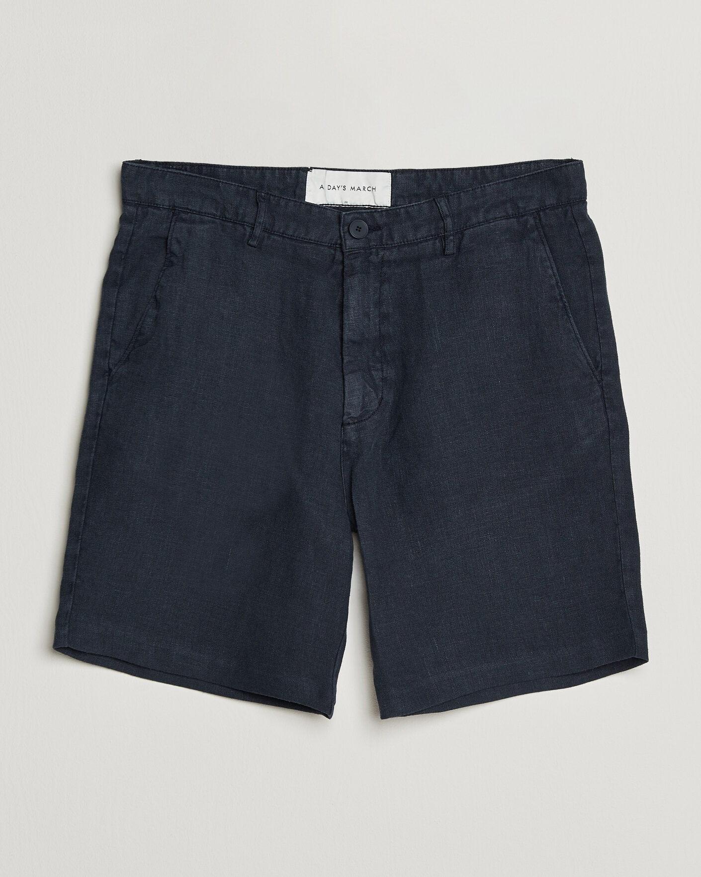 Herre | Nytt i butikken | A Day's March | Luny Linen Shorts Navy