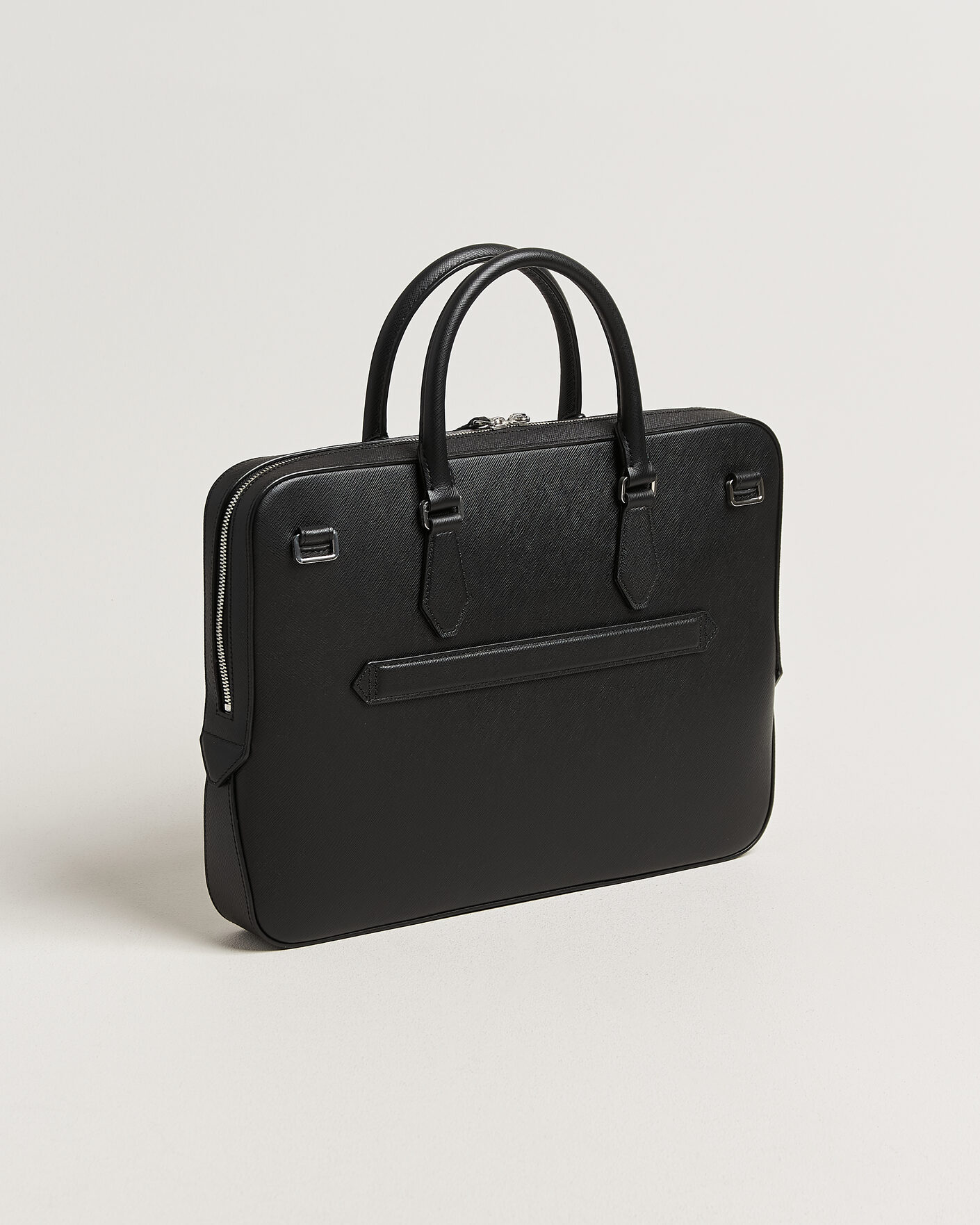 Herre | Vesker | Montblanc | Thin Sartorial Leather Briefcase Black