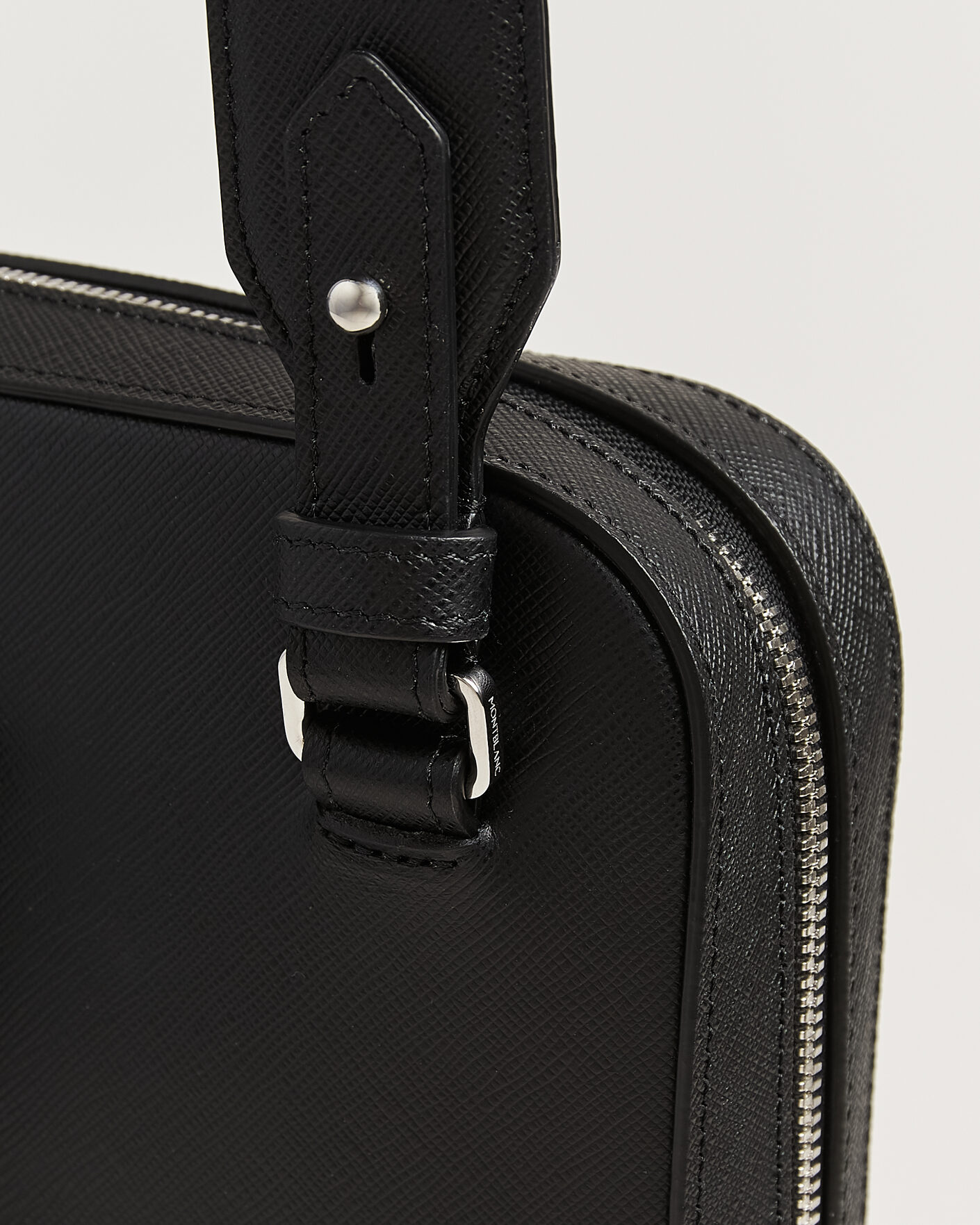Herre | Vesker | Montblanc | Thin Sartorial Leather Briefcase Black
