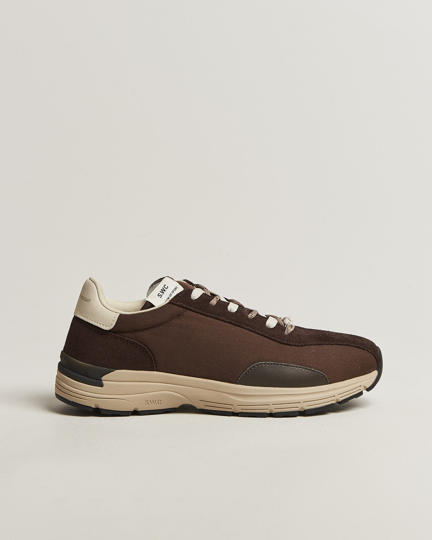 Herre | Sneakers | Stepney Workers Club | Legion Suede Twill Sneaker Dark Brown