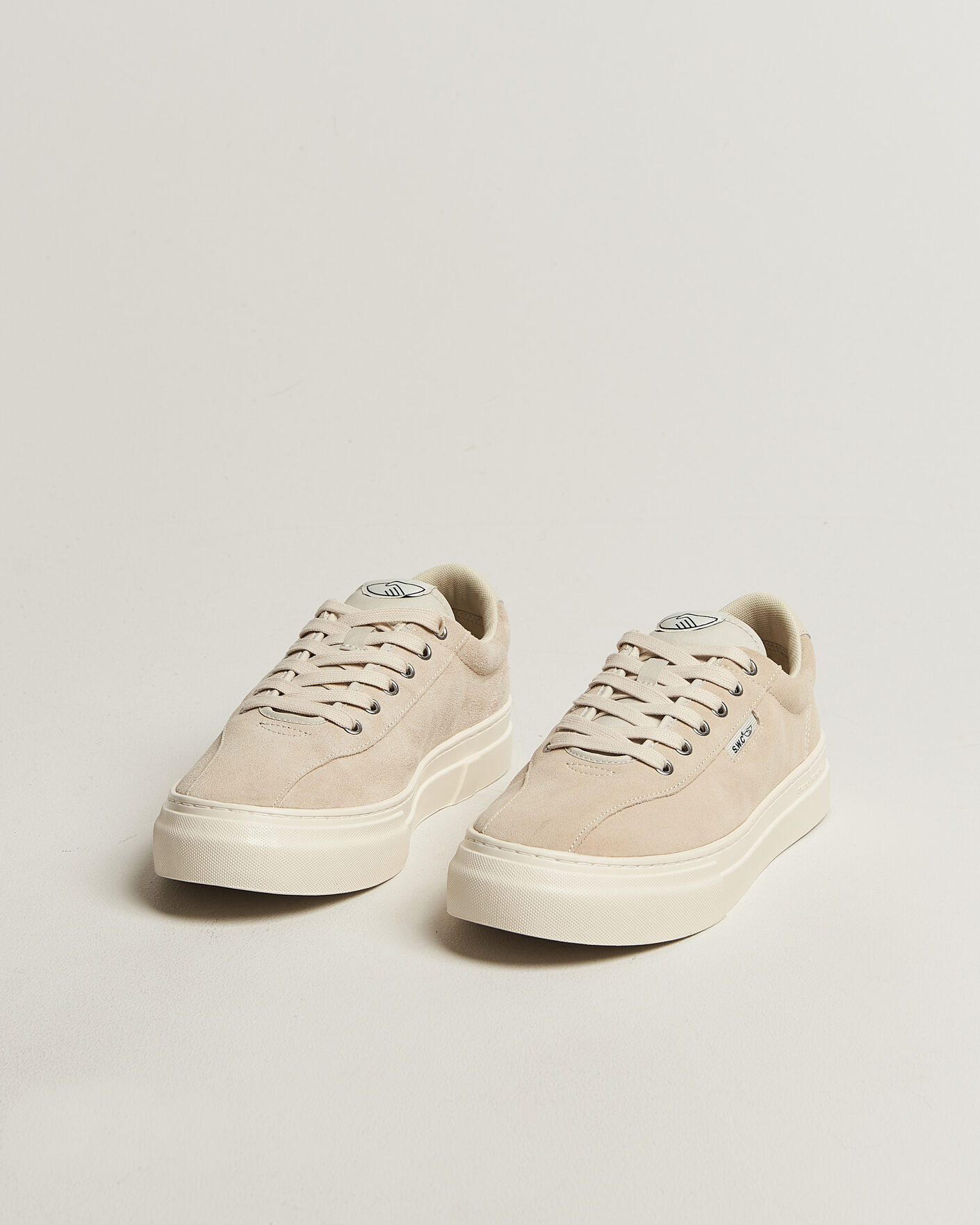 Herre | Sneakers | Stepney Workers Club | Dellow 02 Cupsole Suede Sneaker Oat