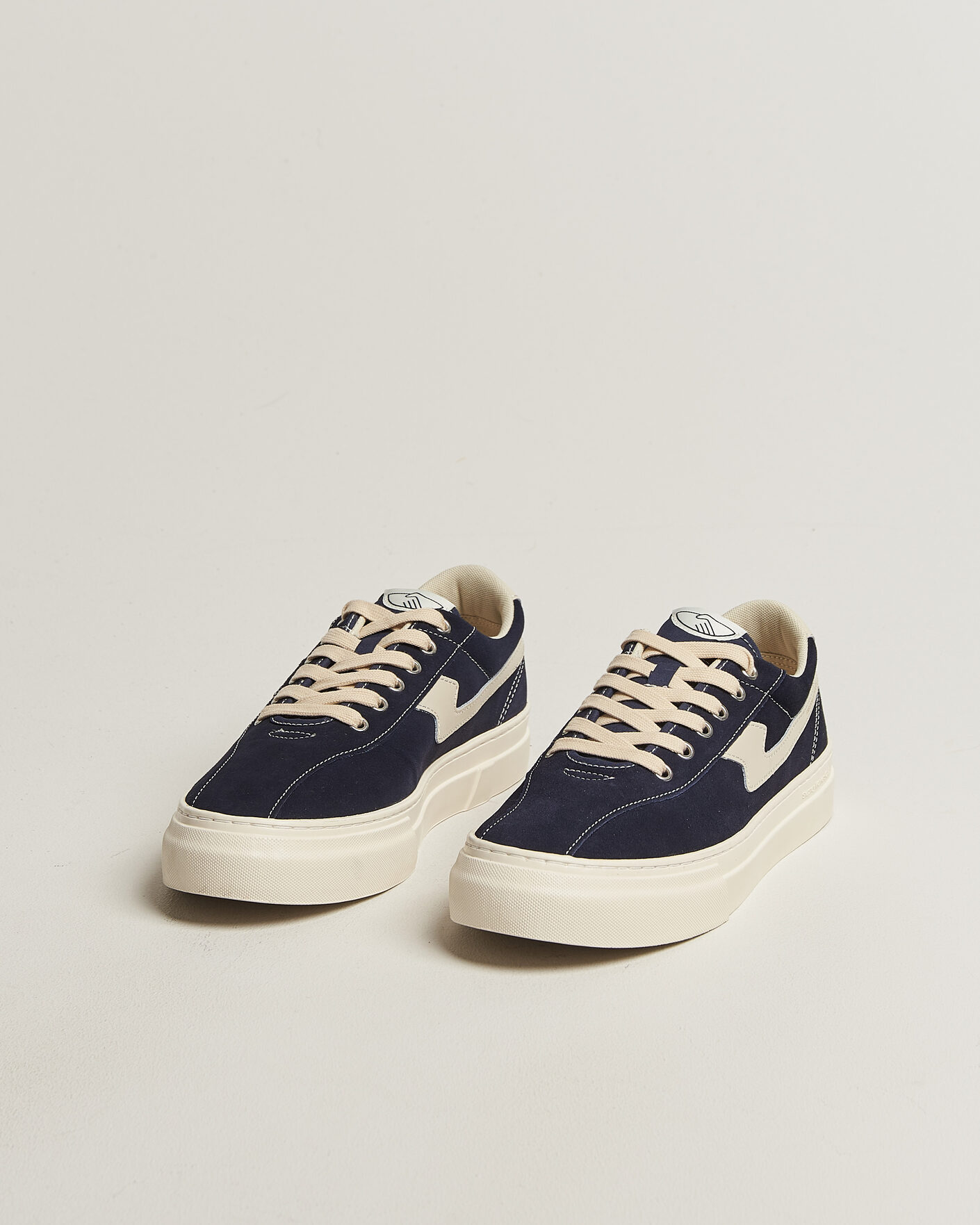 Herre | Sneakers | Stepney Workers Club | Dellow S-Strike Cupsole Suede Sneaker Navy