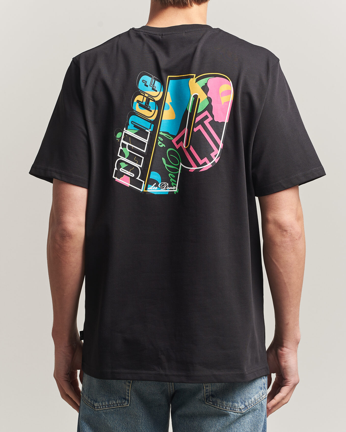 Herre | T-Shirts | LES DEUX | Prince P T-Shirt Black