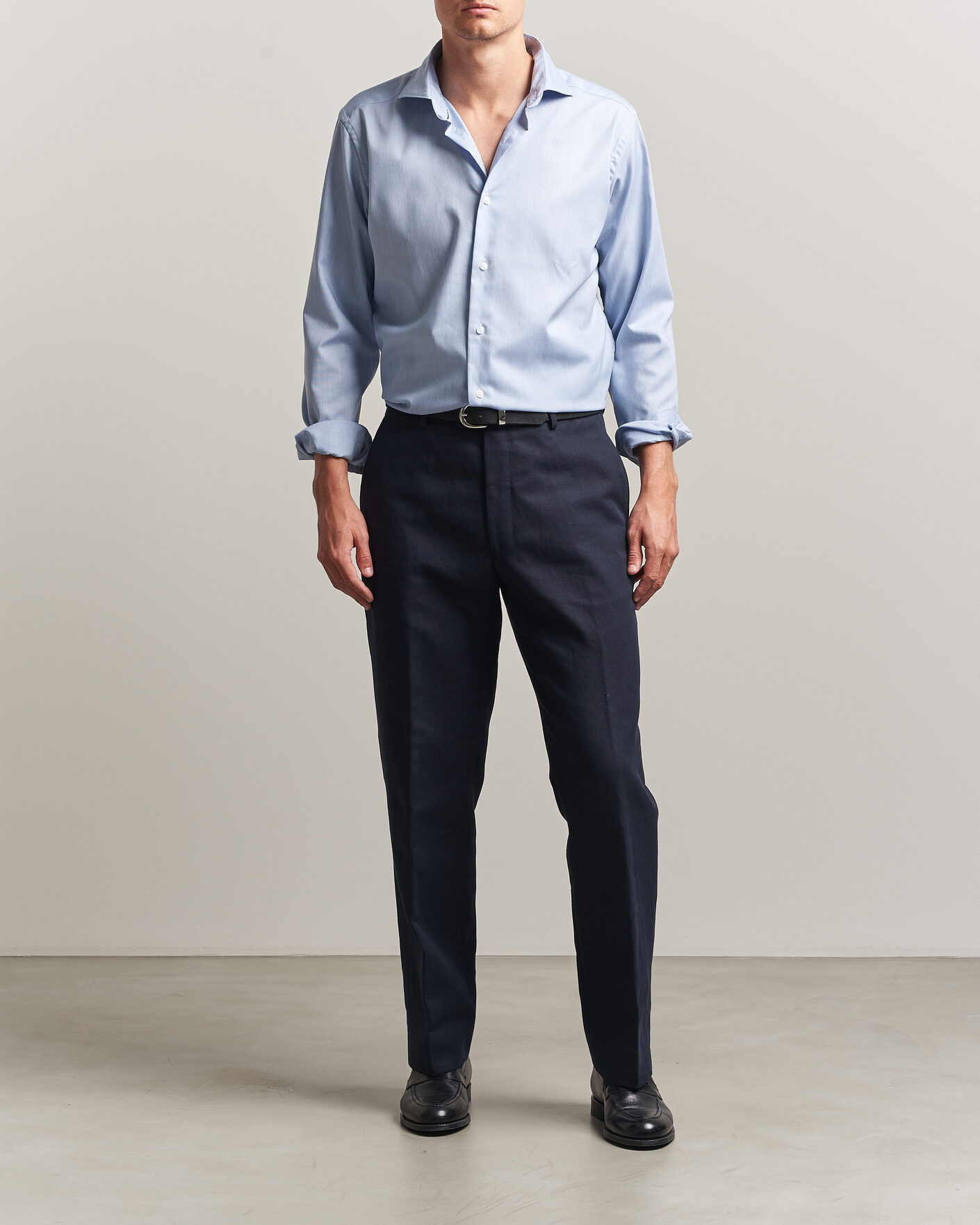Herre | Skjorter | Eton | Casual Fit Signature Oxford Shirt Light Blue