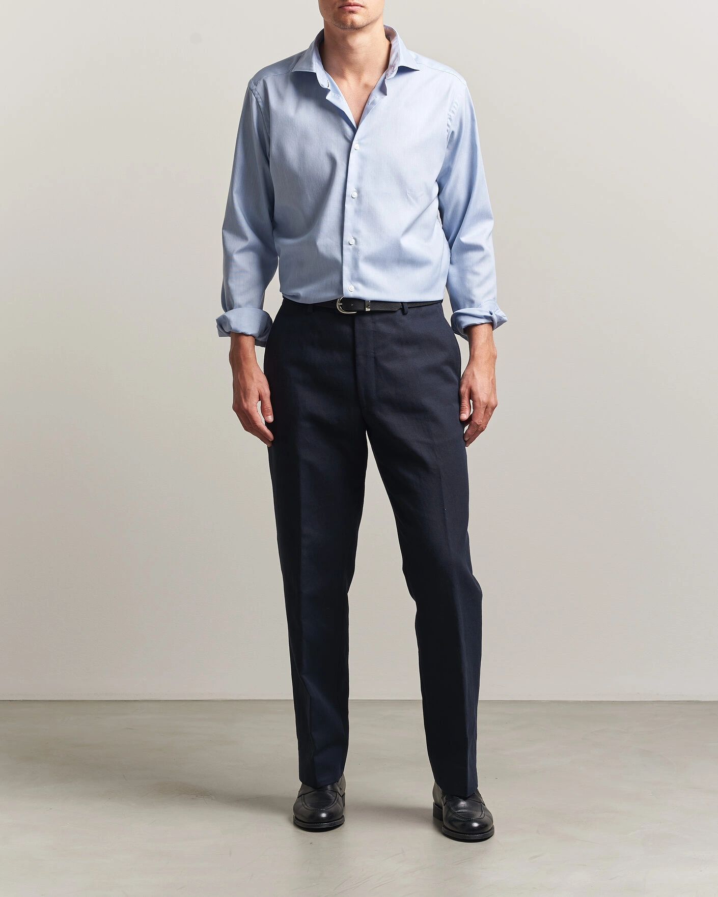 Herre | Skjorter | Eton | Casual Fit Signature Oxford Shirt Light Blue