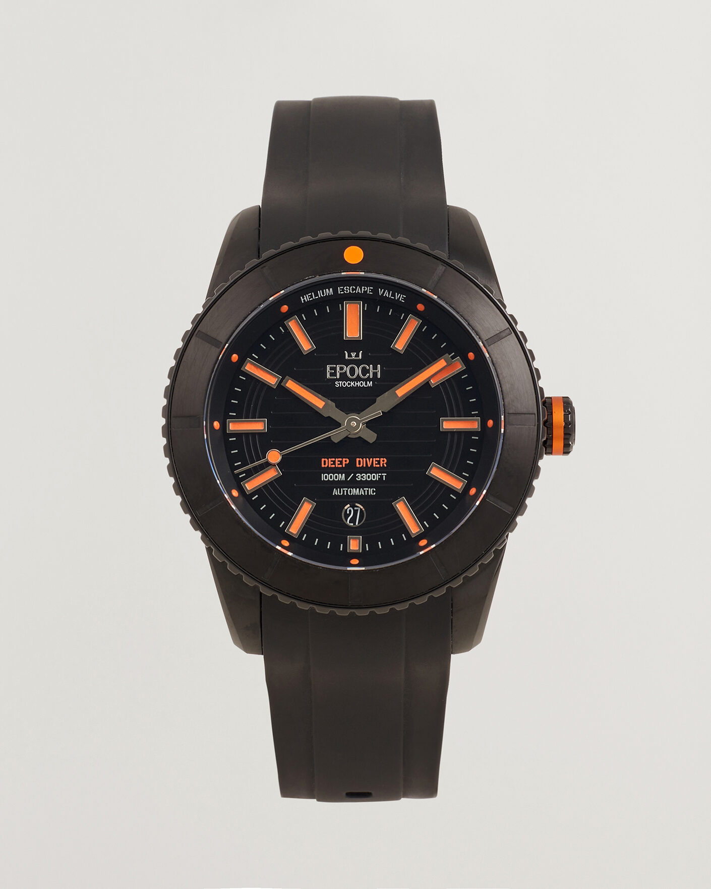 Herre | Pre-Owned & Vintage Watches | Epoch Pre-Owned | Deep Diver DLC Orange LE 