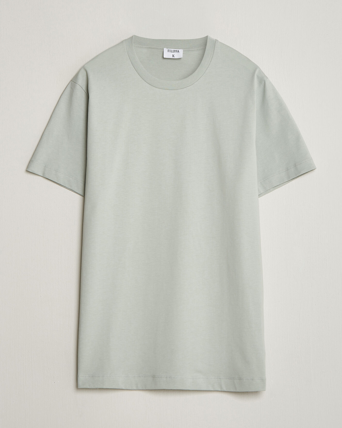 Herre | T-Shirts | Filippa K | Filip Crew Neck T-Shirt Silver Grey