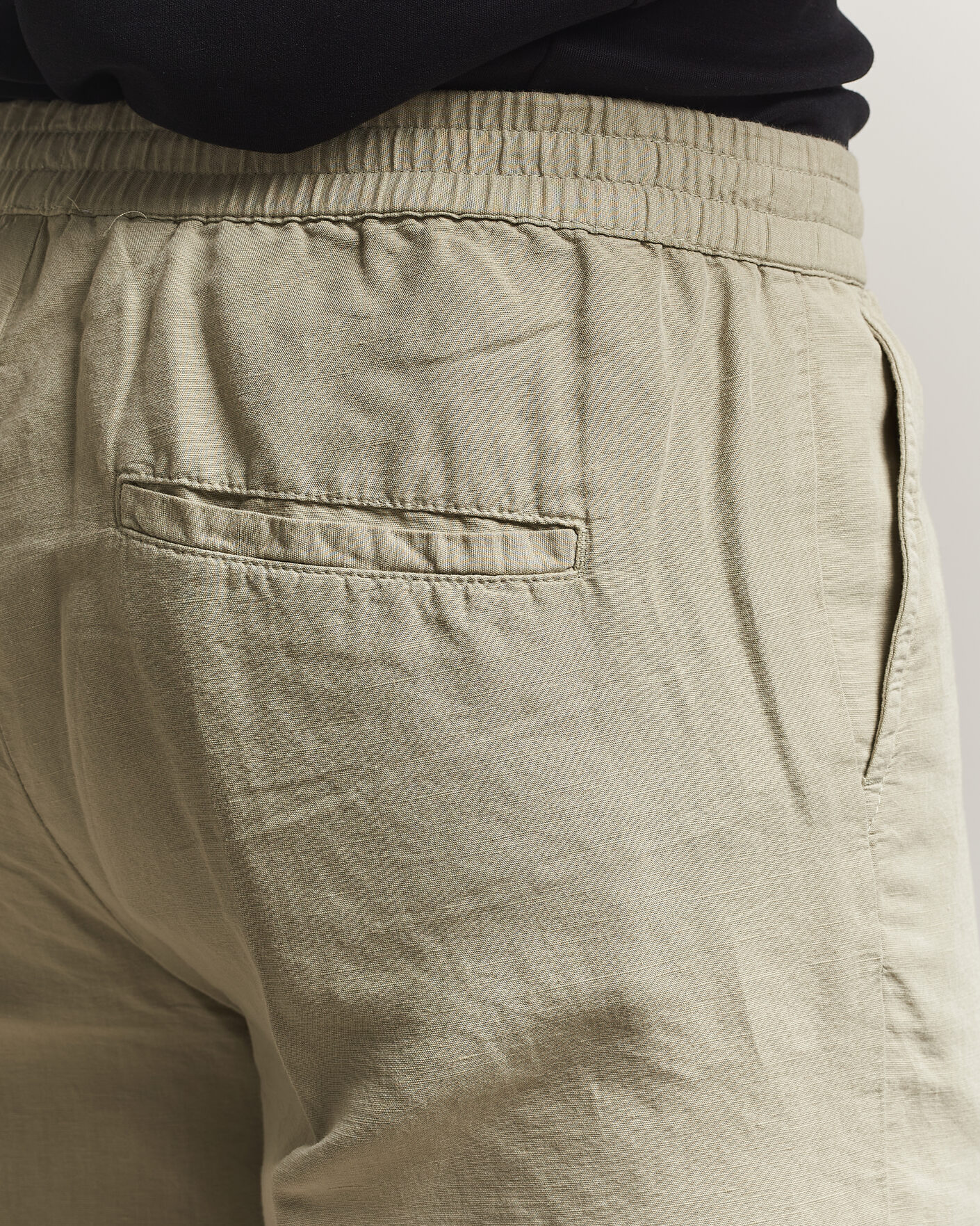 Herre | Shorts | Filippa K | Theo Relaxed Linen/Cotton Drawstring Shorts Light Green