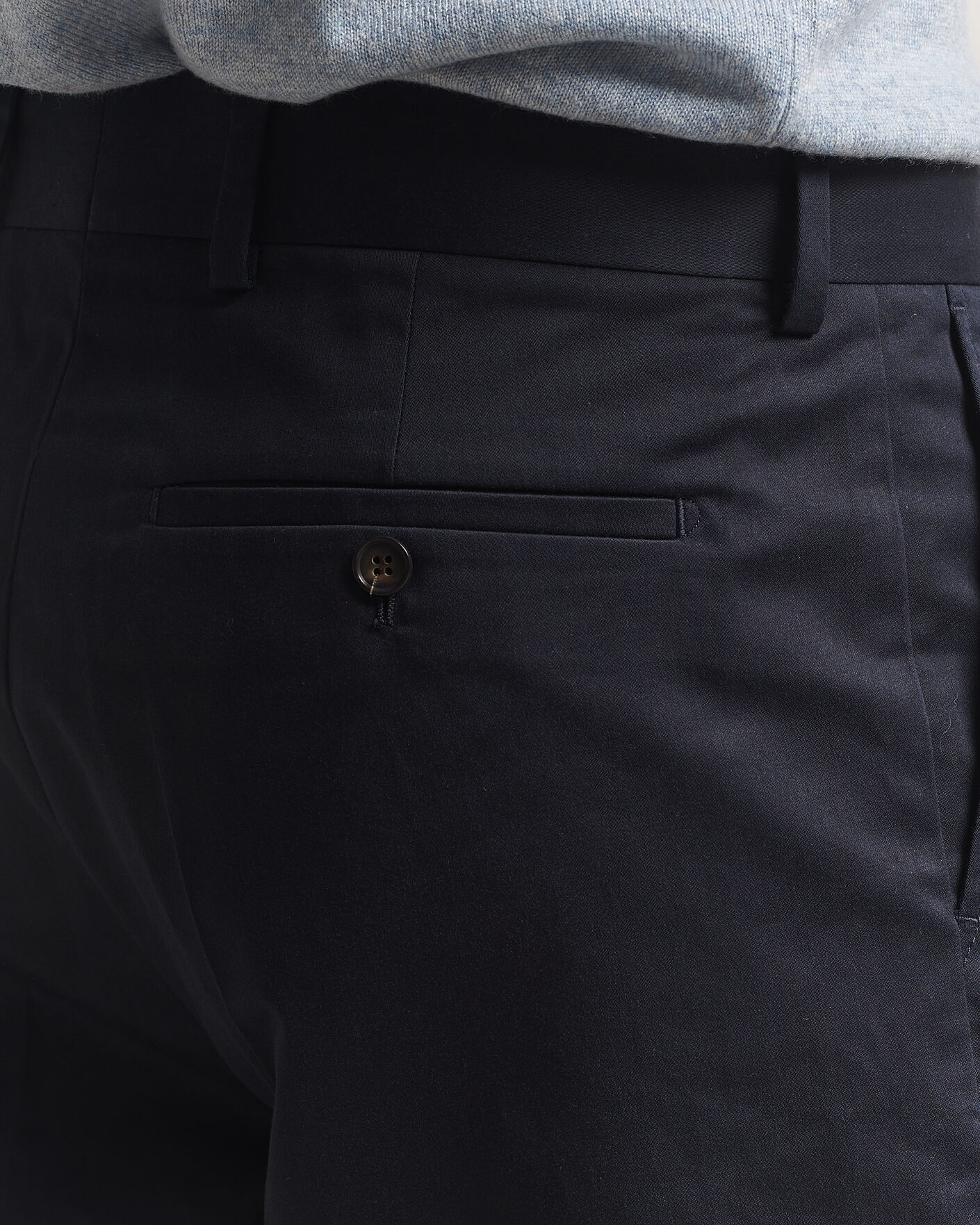 Herre | Shorts | Filippa K | Tailored Cotton Chino Shorts Navy