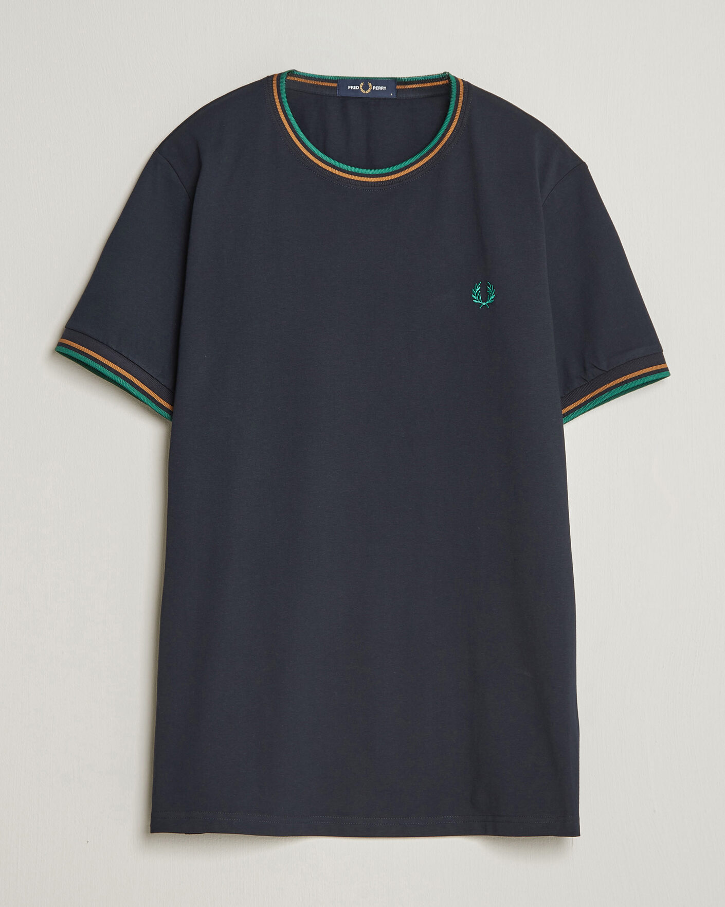 Herre | T-Shirts | Fred Perry | Twin Tipped T-Shirt Navy