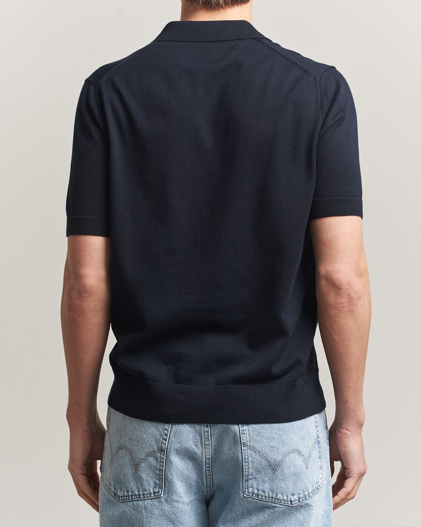 Herre | Pikéer | Fred Perry | Cotton Knitted Polo Navy