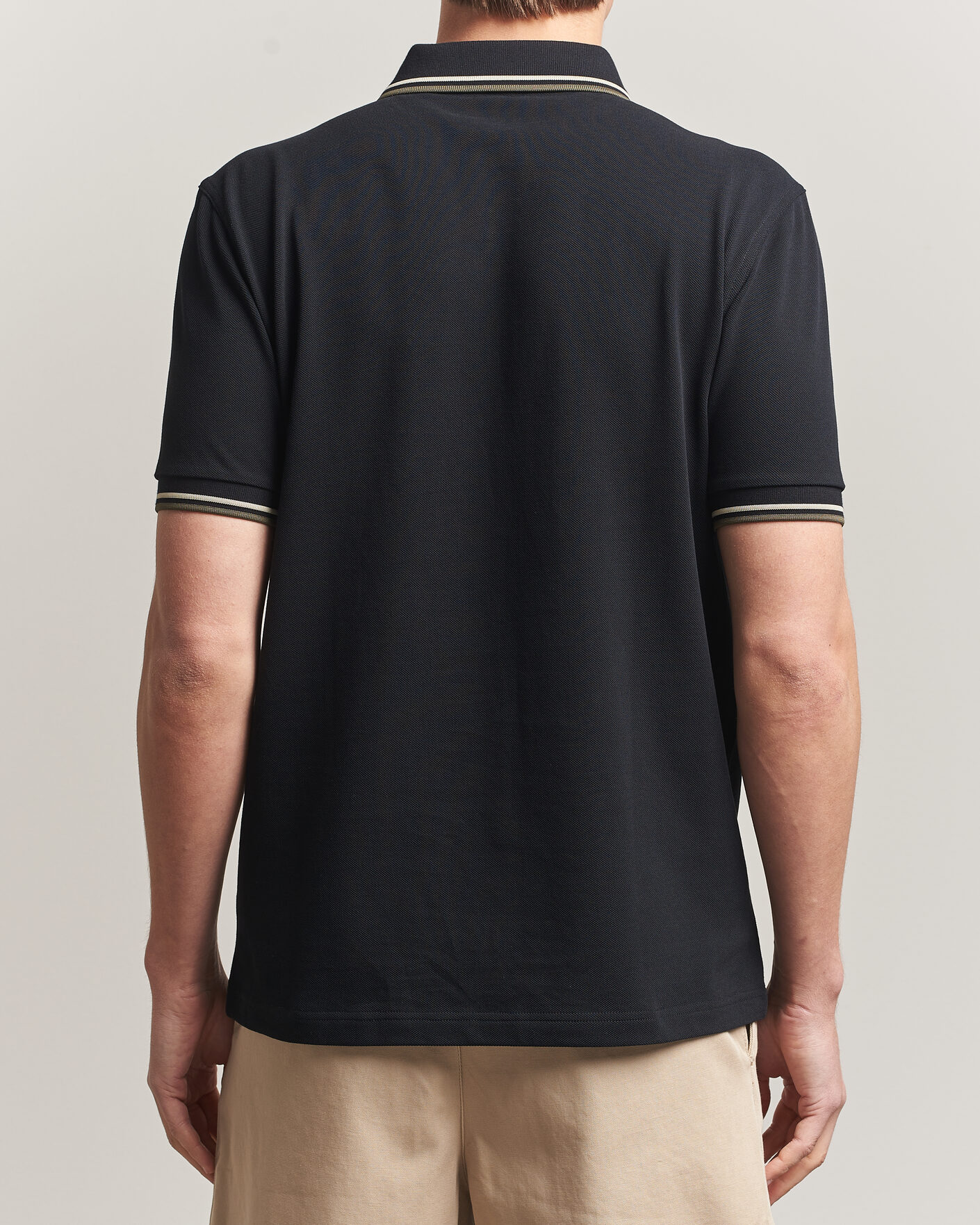 Herre | Pikéer | Fred Perry | Twin Tipped Polo Shirt Black