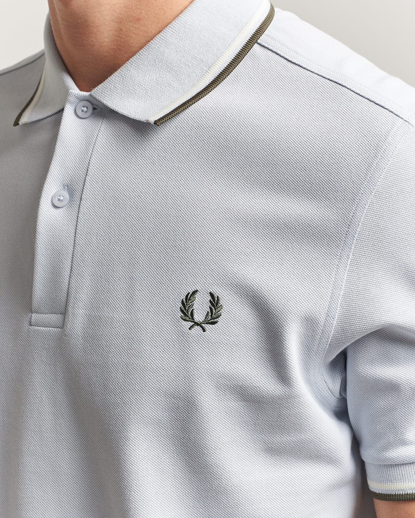 Herre | Pikéer | Fred Perry | Twin Tipped Polo Shirt Dusky Blue