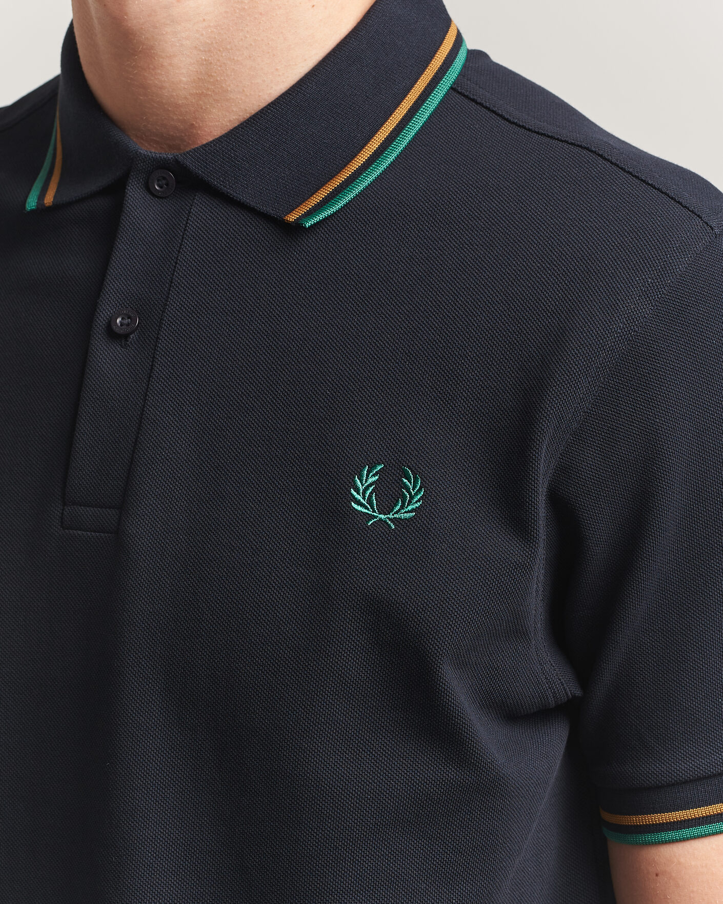 Herre | Pikéer | Fred Perry | Twin Tipped Polo Shirt Navy