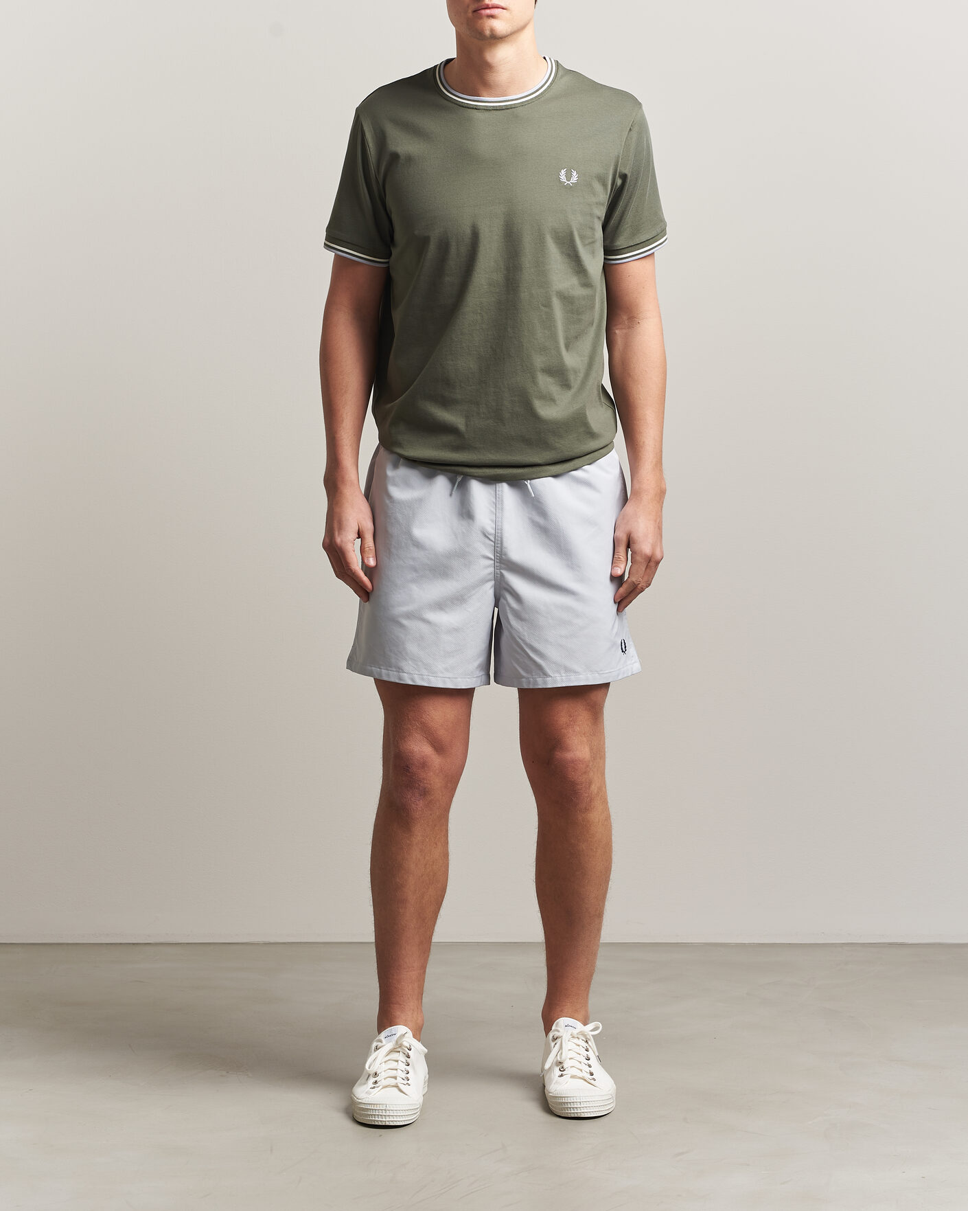 Herre | Badeshorts | Fred Perry | Classic Swimshorts Dusky Blue