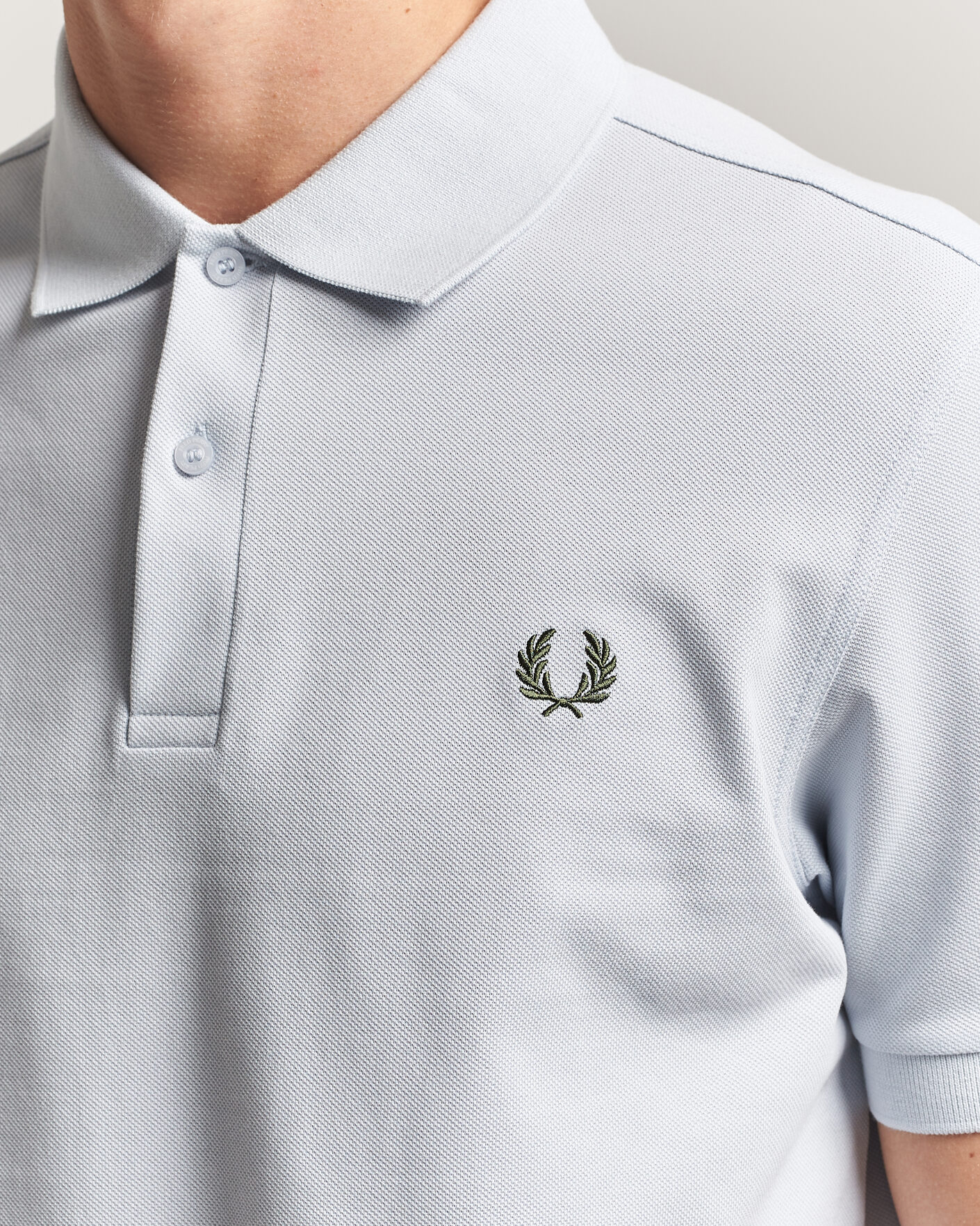 Herre | Pikéer | Fred Perry | Plain Polo Shirt Dusty Blue