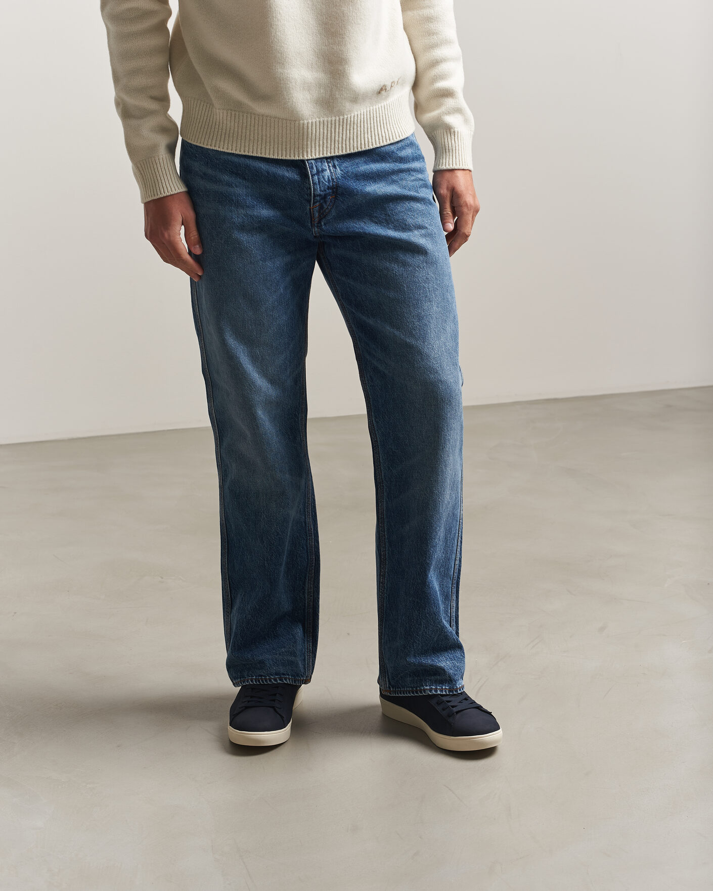 Herre | Sneakers | Fred Perry | Spencer Nubuck Sneaker Navy