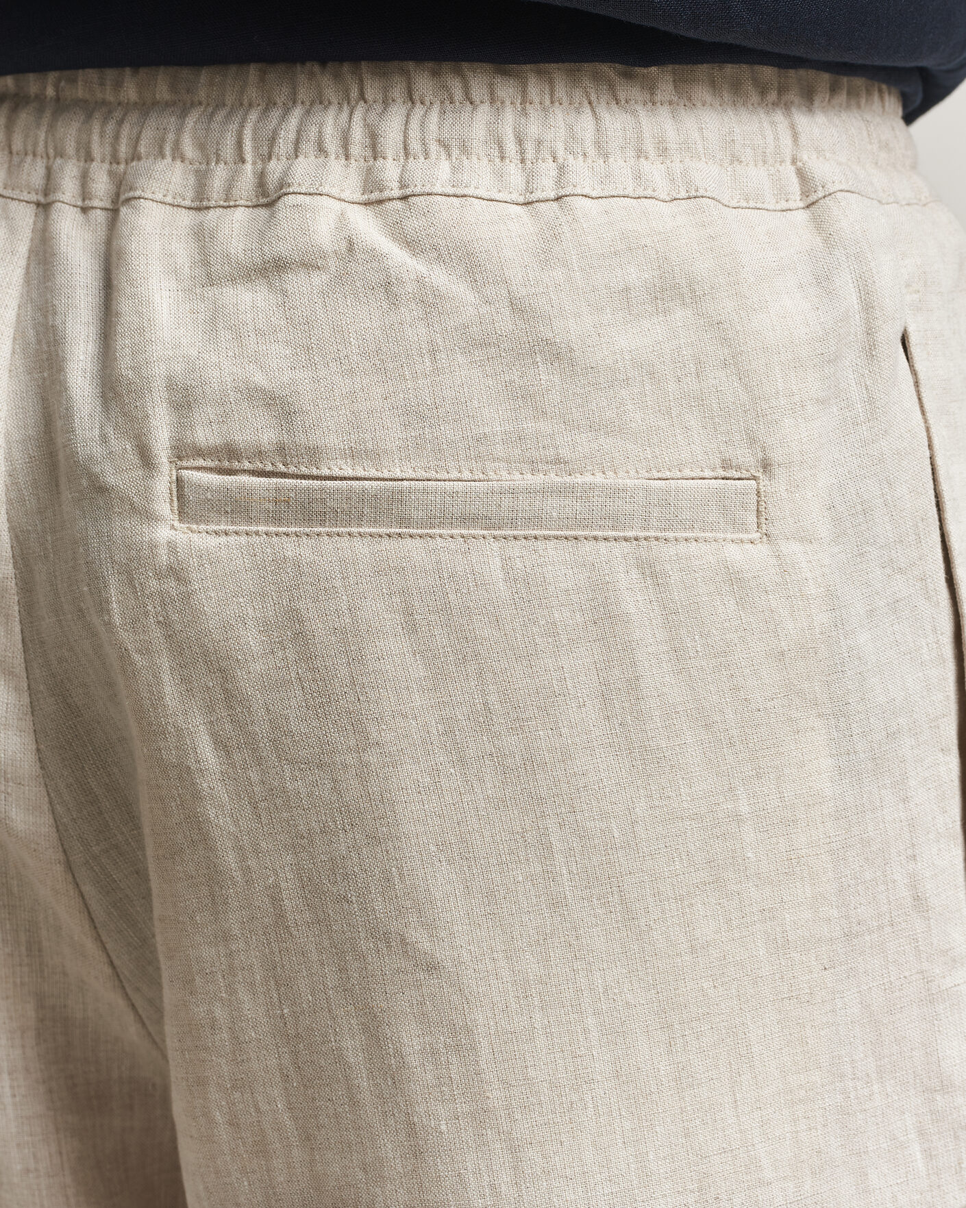 Herre | Bukser | J.Lindeberg | Noah Drape Linen Pants Moonbeam