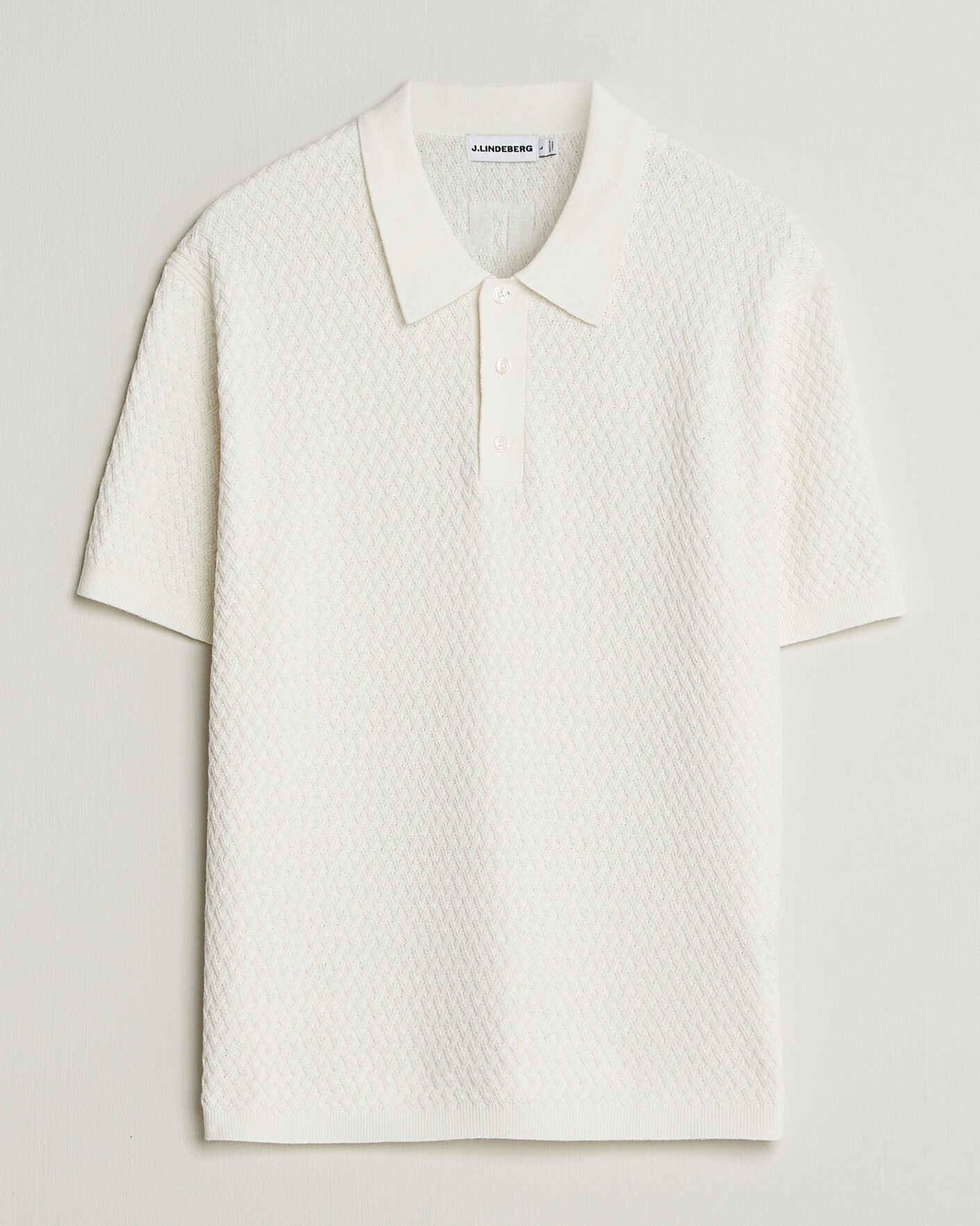 Herre | Pikéer | J.Lindeberg | Jacques Structured Knitted Polo Tofu