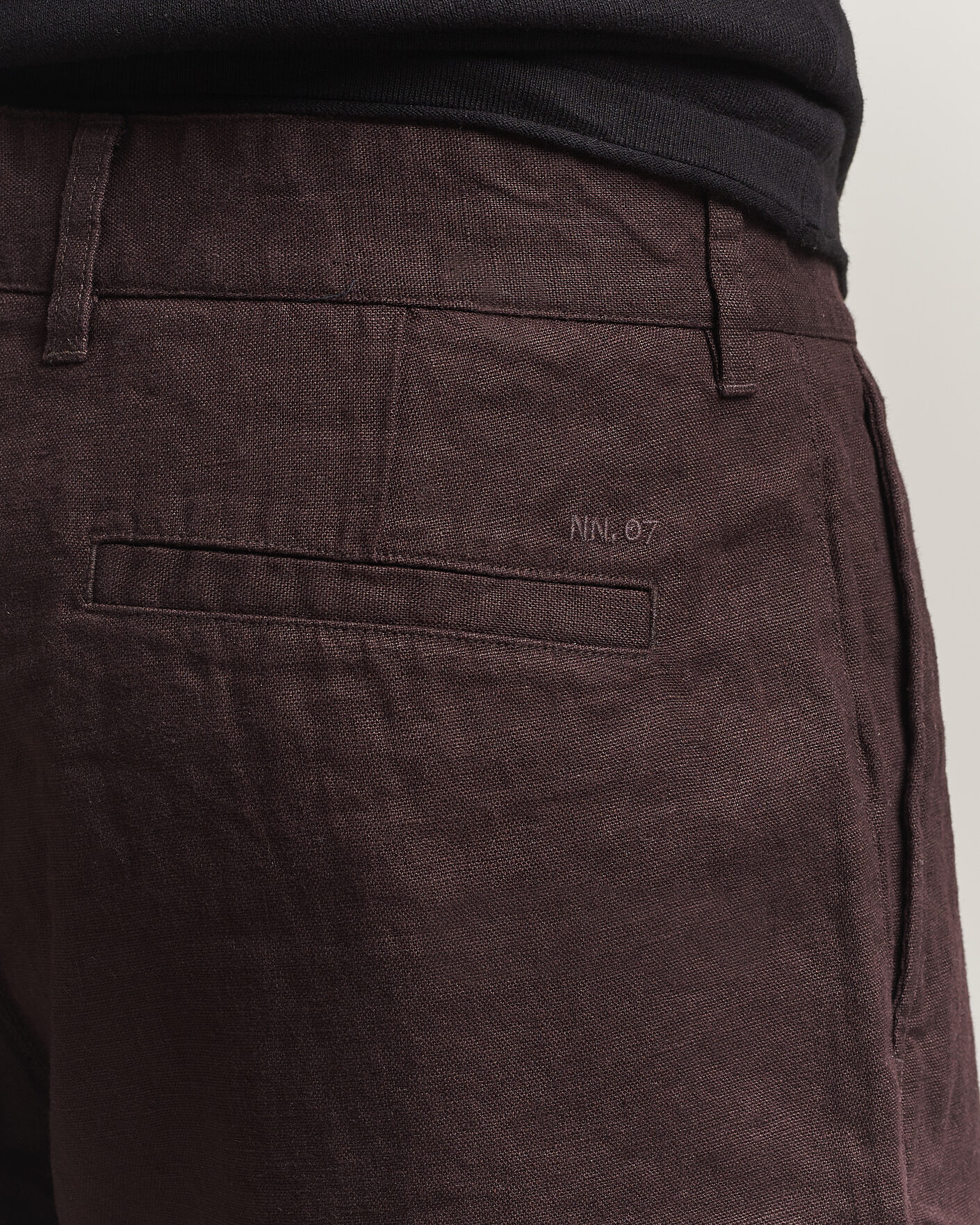 Herre | Shorts | NN07 | Aden Linen Shorts Dusky Port