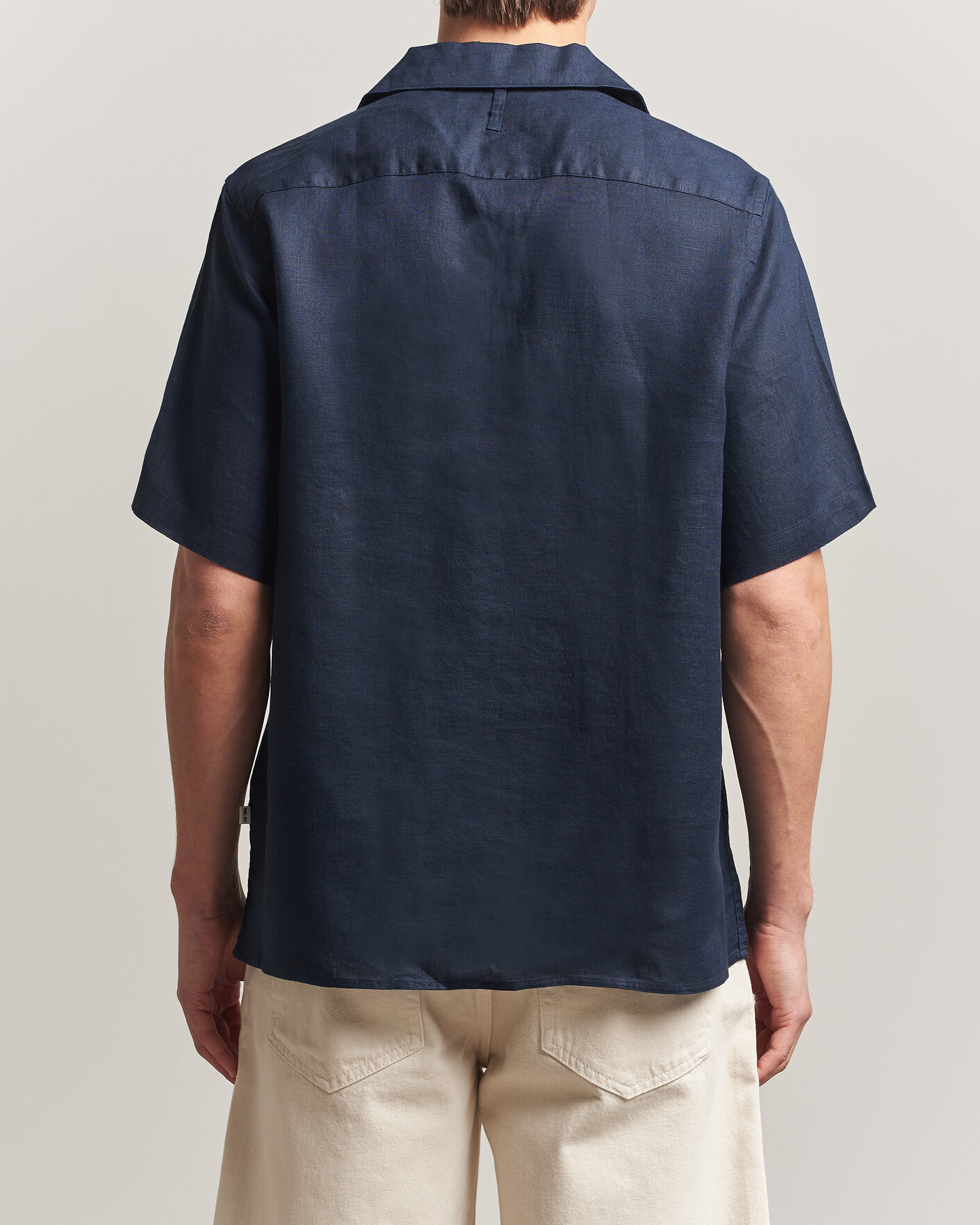Herre | Skjorter | NN07 | Julio Linen Resort Shirt Navy Blue