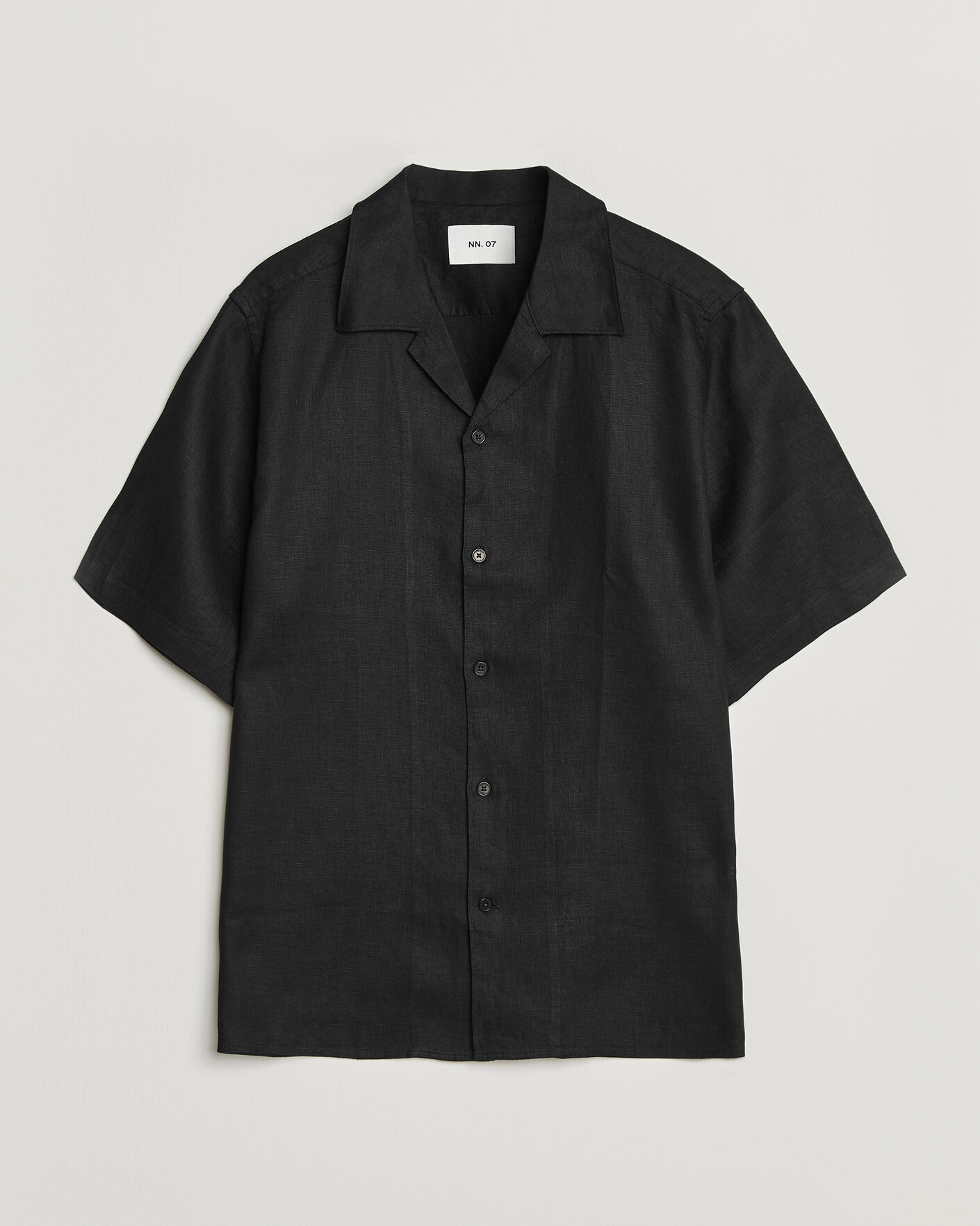 Herre |  | NN07 | Julio Linen Resort Shirt Black