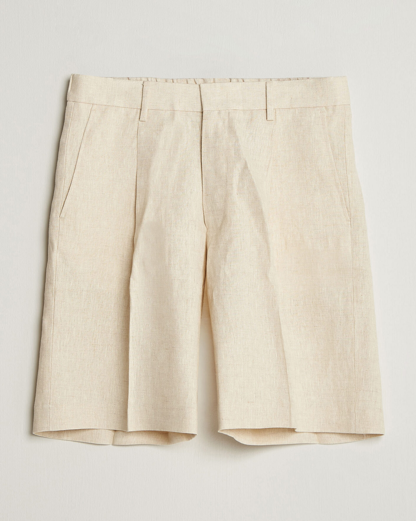 Herre |  | NN07 | Kay Relaxed Fit Linen Drawstring Shorts Oat